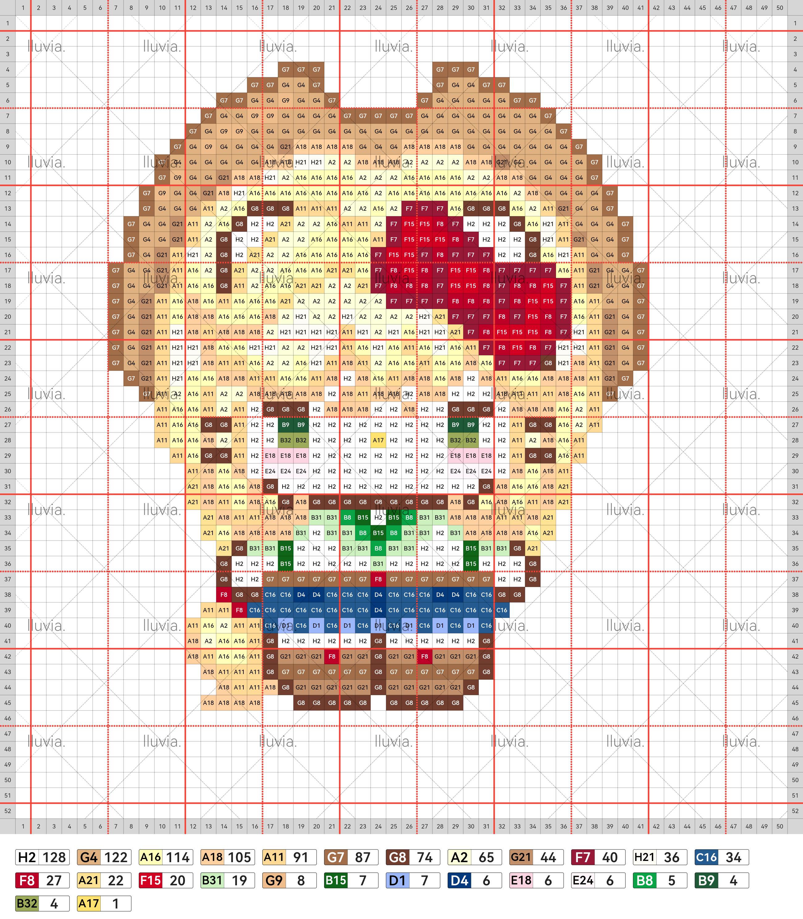 hellokitty拼豆图纸可自取第658张,简单又好看,可保存 hellokitty拼豆图纸可自取第658张,简单又好看,可保存