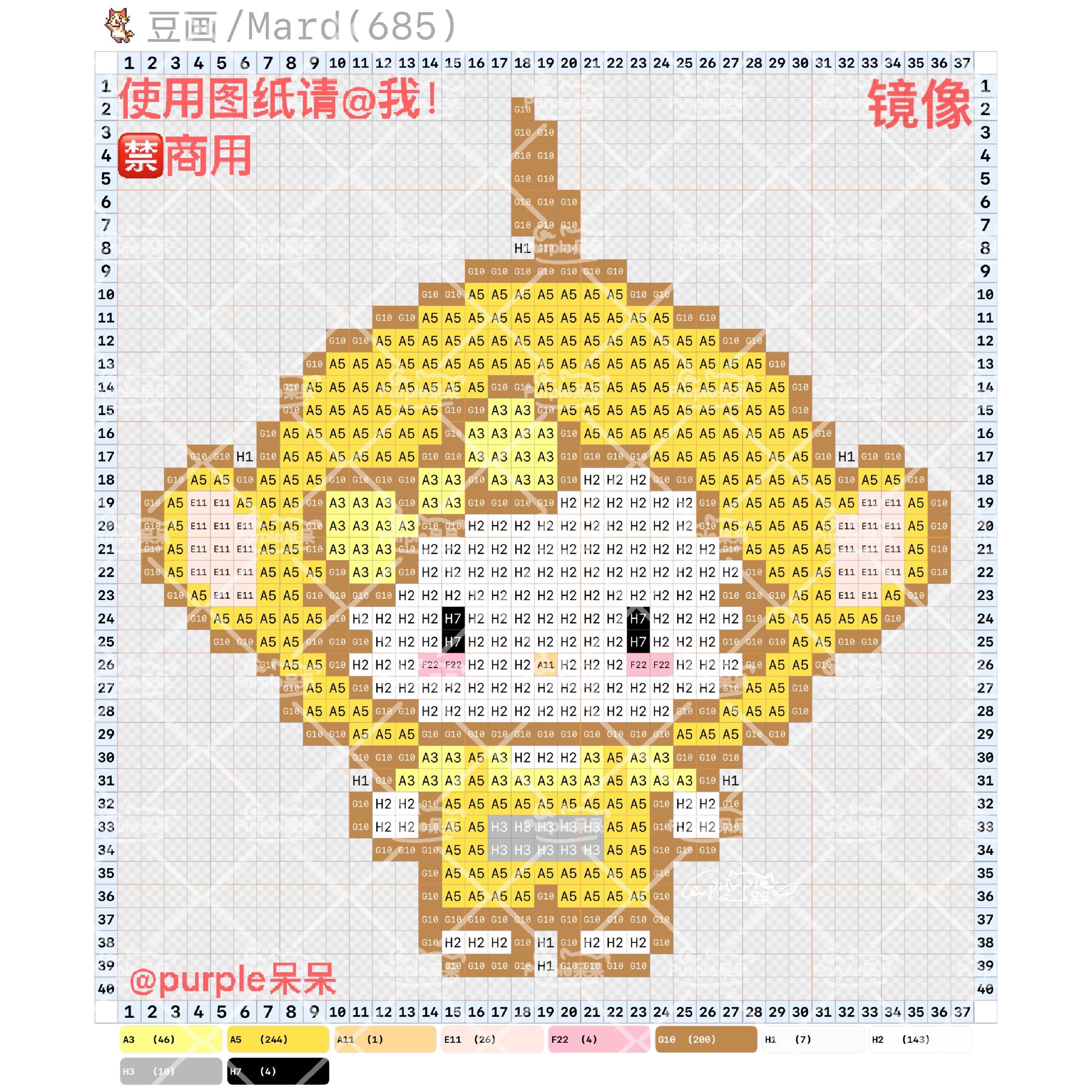 hellokitty拼豆图纸可自取第771张,简单又好看,可保存 hellokitty拼豆图纸可自取第771张,简单又好看,可保存
