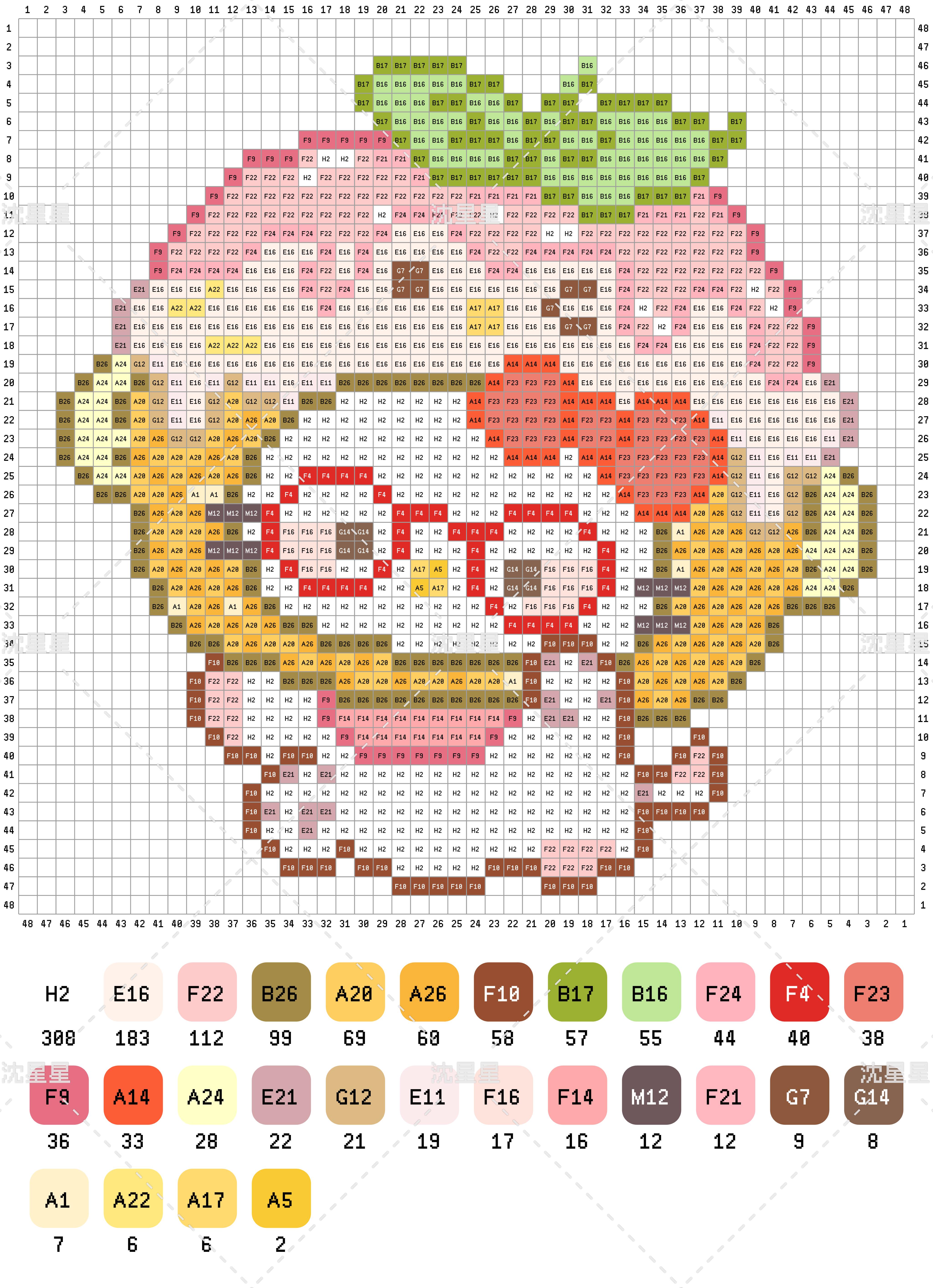 hellokitty拼豆图纸可自取第803张,简单又好看,可保存 hellokitty拼豆图纸可自取第803张,简单又好看,可保存
