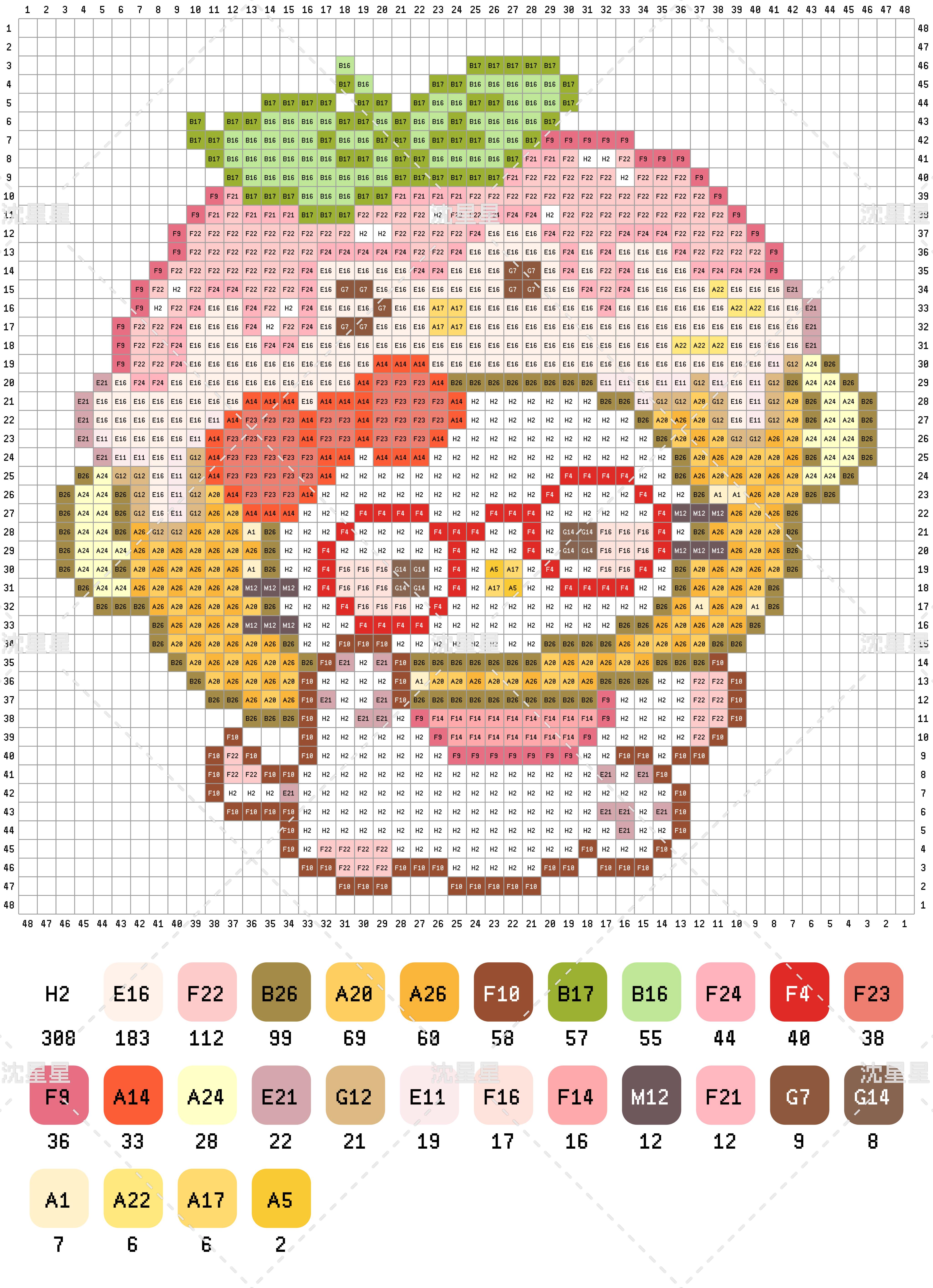 hellokitty拼豆图纸可自取第804张,简单又好看,可保存 hellokitty拼豆图纸可自取第804张,简单又好看,可保存