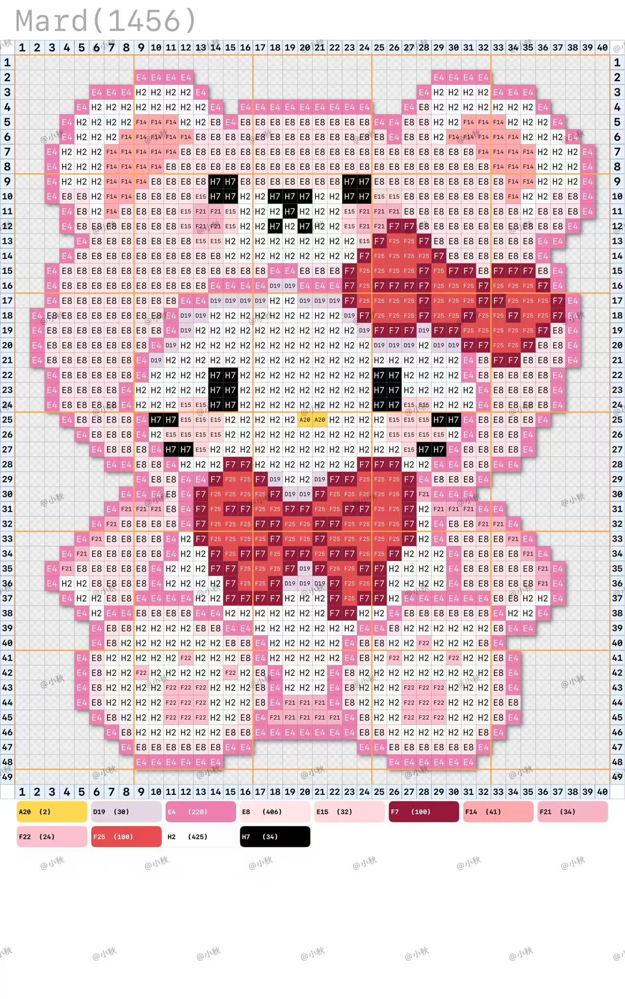 hellokitty拼豆图纸可自取第812张,简单又好看,可保存 hellokitty拼豆图纸可自取第812张,简单又好看,可保存