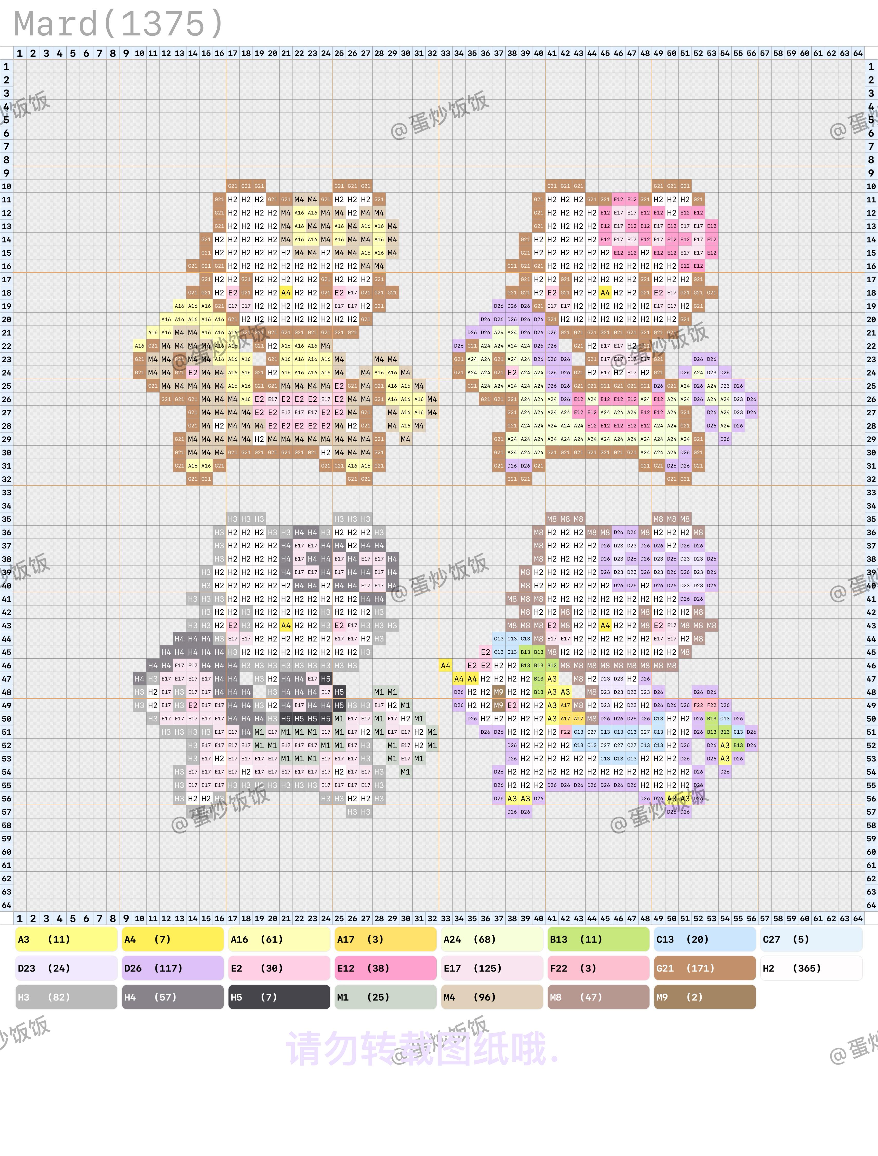 hellokitty拼豆图纸可自取第821张,简单又好看,可保存 hellokitty拼豆图纸可自取第821张,简单又好看,可保存