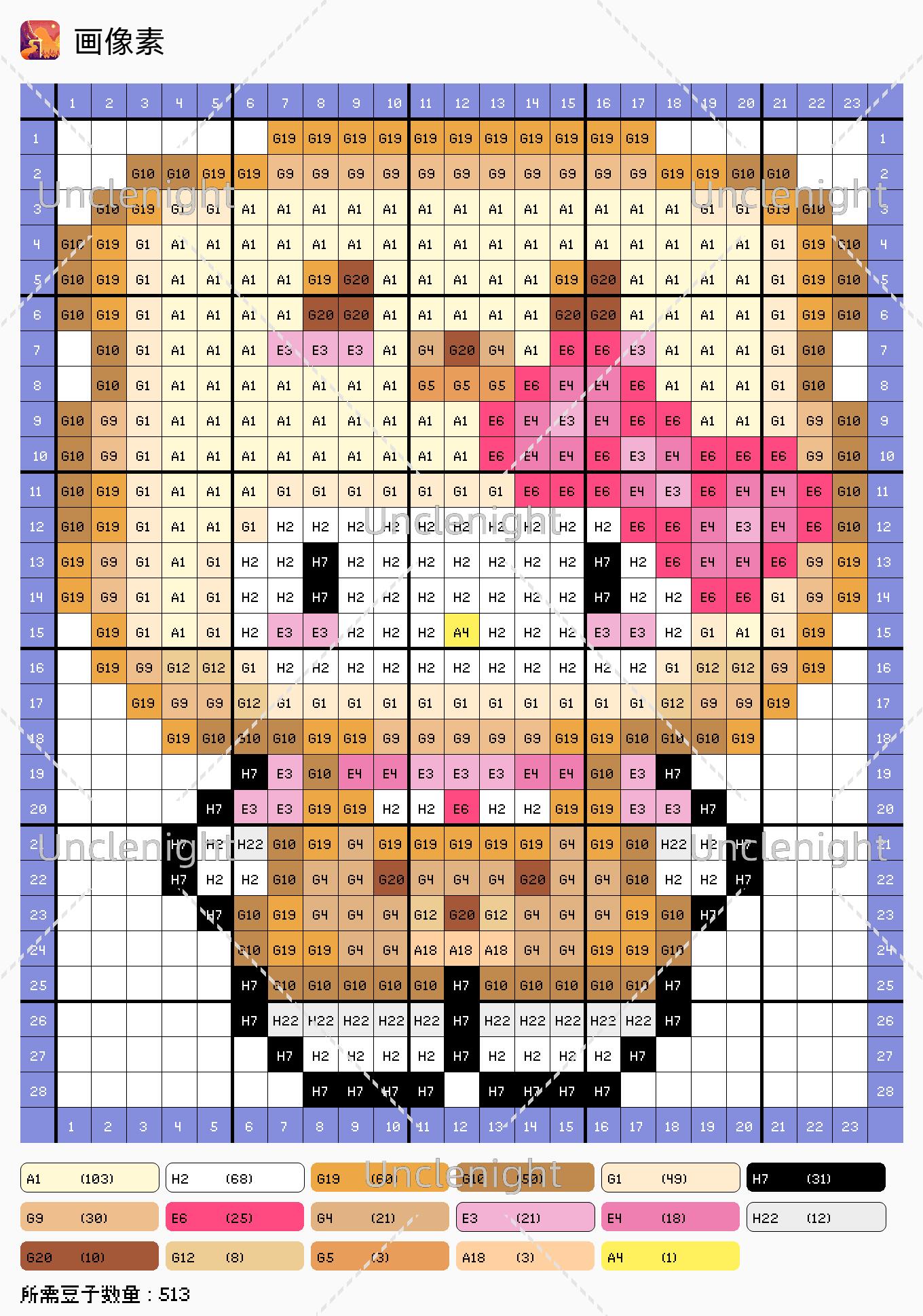 hellokitty拼豆图纸可自取第823张,简单又好看,可保存 hellokitty拼豆图纸可自取第823张,简单又好看,可保存