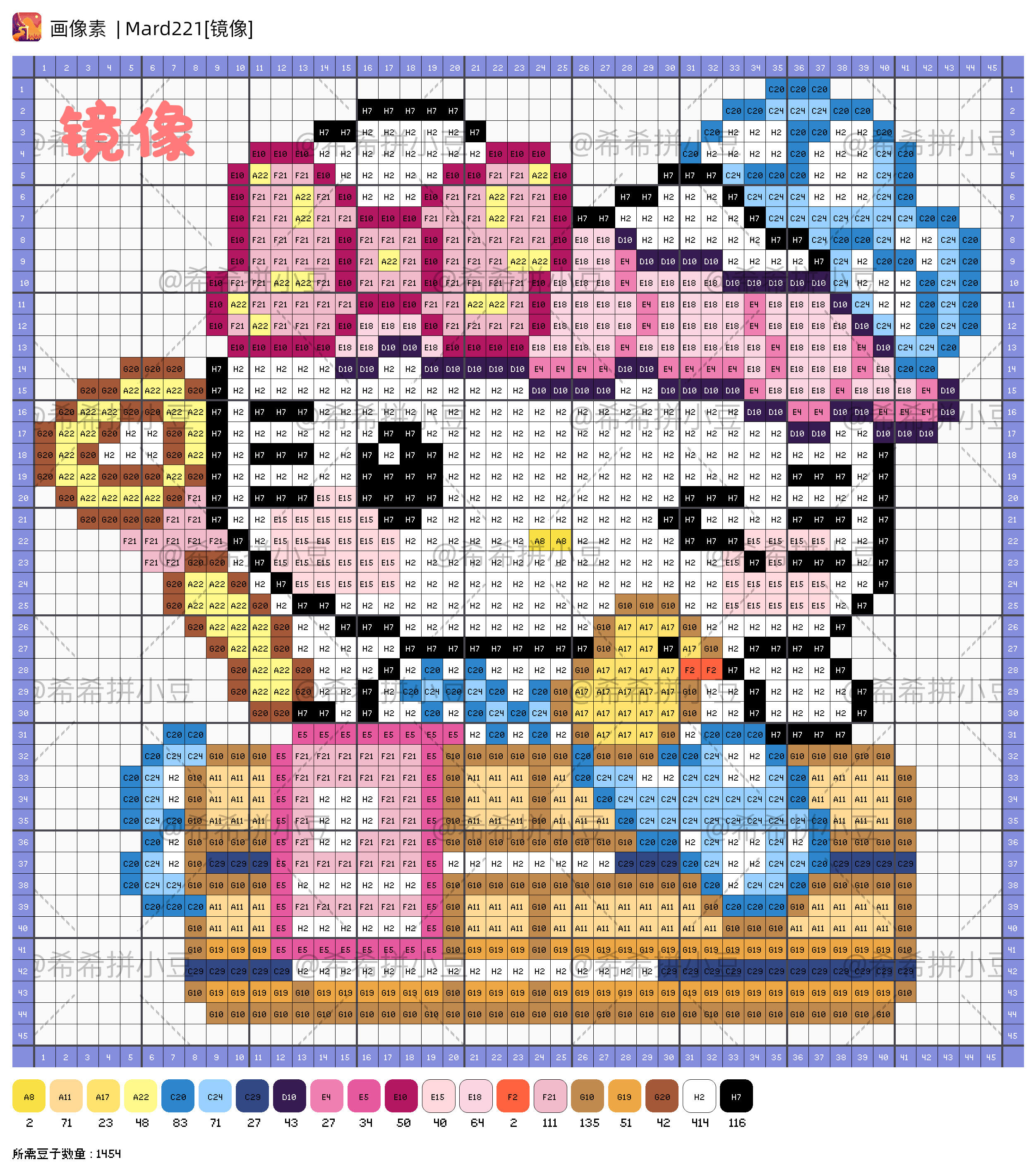 hellokitty拼豆图纸可自取第875张,简单又好看,可保存 hellokitty拼豆图纸可自取第875张,简单又好看,可保存