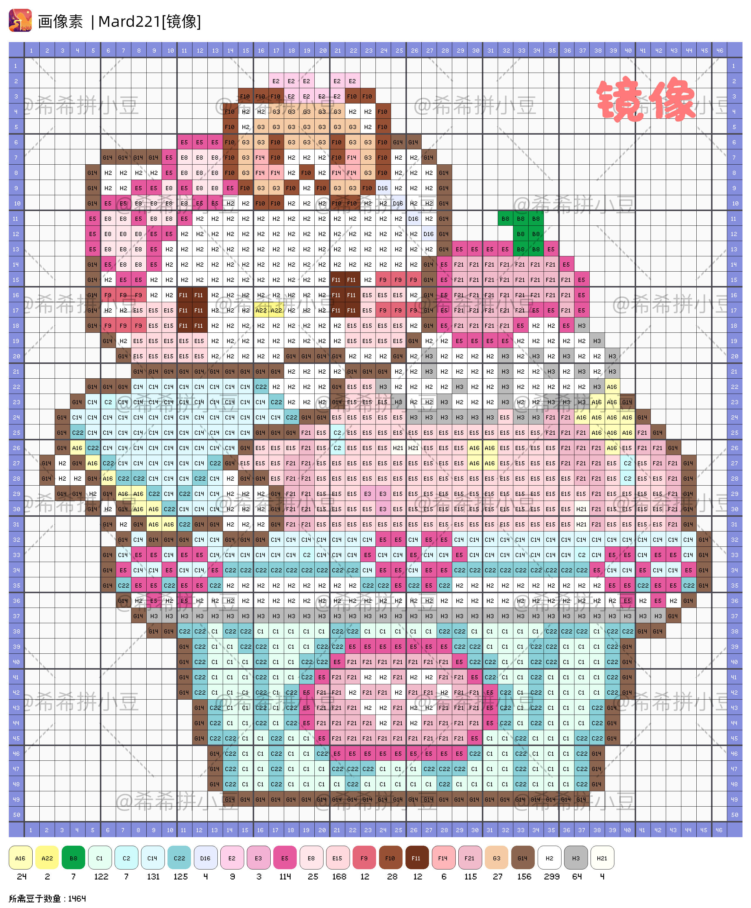 hellokitty拼豆图纸可自取第881张,简单又好看,可保存 hellokitty拼豆图纸可自取第881张,简单又好看,可保存