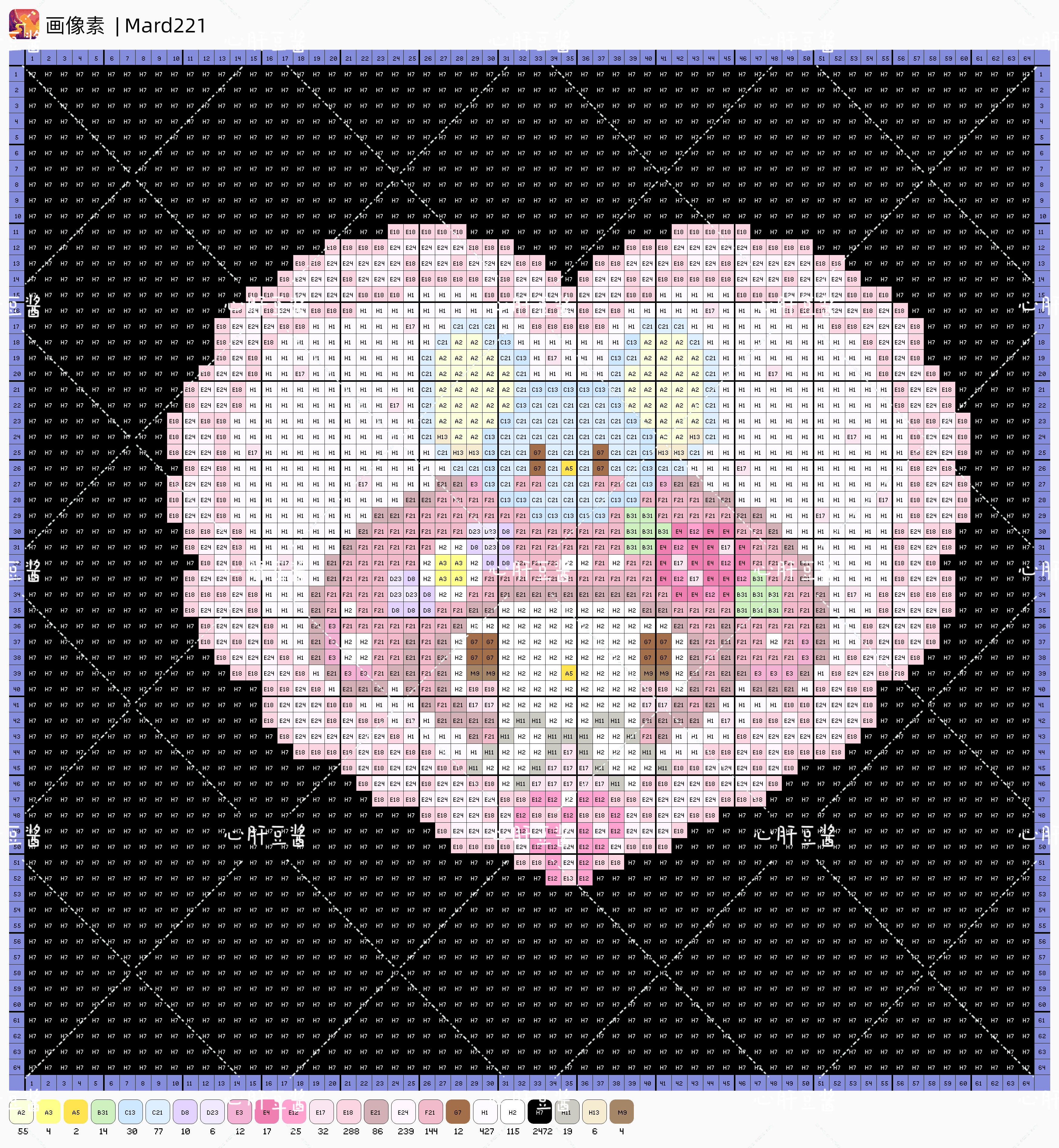 hellokitty拼豆图纸可自取第1001张,简单又好看,可保存 hellokitty拼豆图纸可自取第1001张,简单又好看,可保存