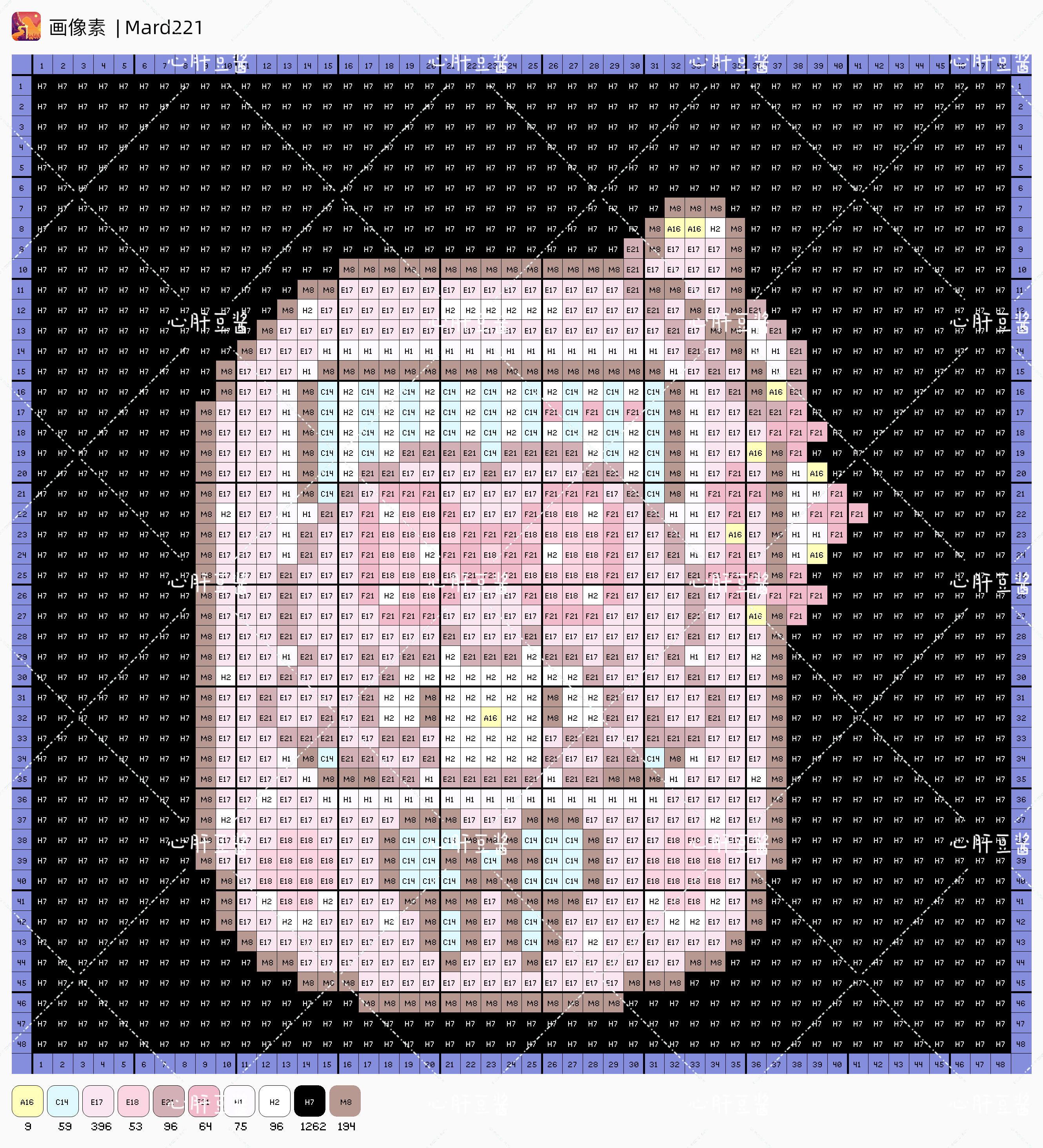 hellokitty拼豆图纸可自取第1004张,简单又好看,可保存 hellokitty拼豆图纸可自取第1004张,简单又好看,可保存