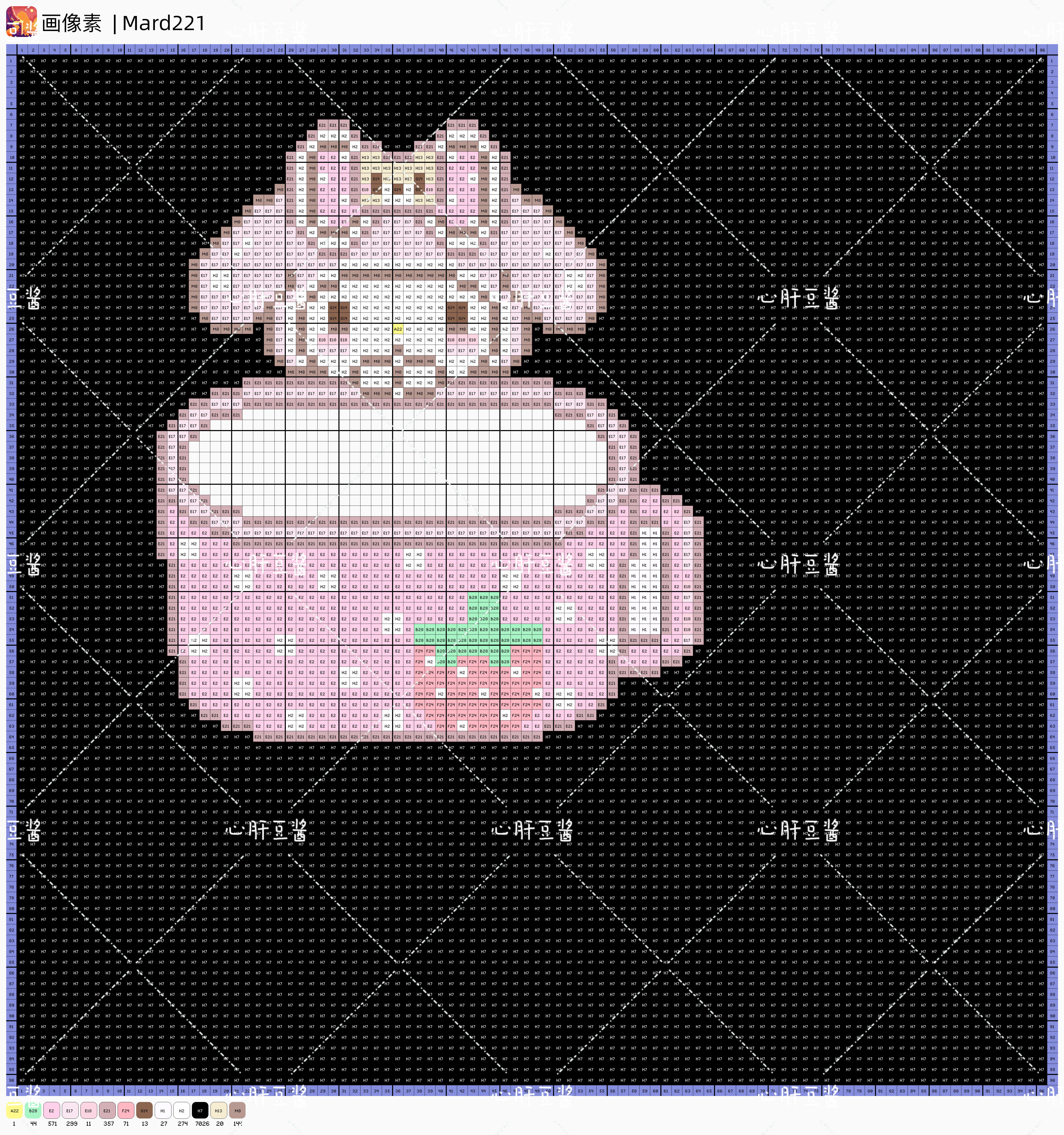 hellokitty拼豆图纸可自取第1007张,简单又好看,可保存 hellokitty拼豆图纸可自取第1007张,简单又好看,可保存
