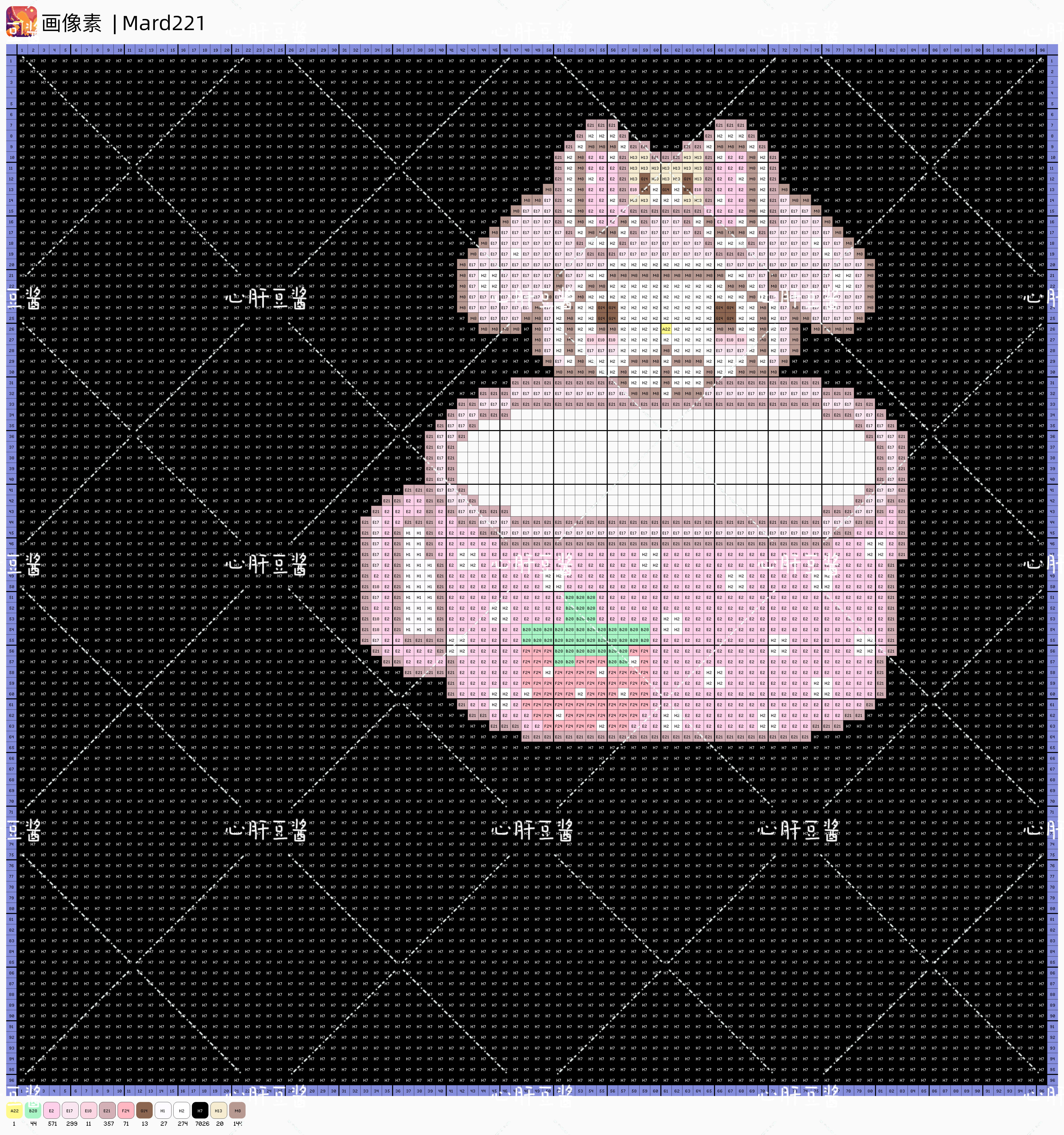 hellokitty拼豆图纸可自取第1008张,简单又好看,可保存 hellokitty拼豆图纸可自取第1008张,简单又好看,可保存