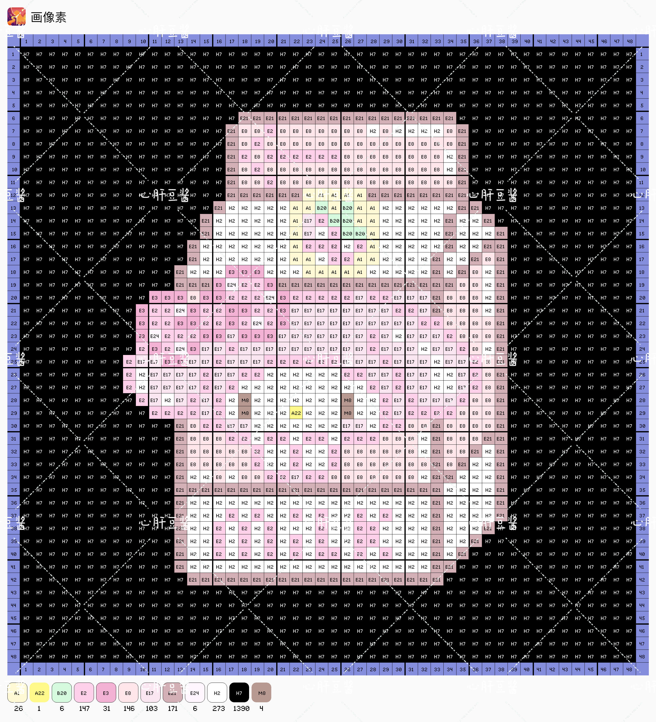 hellokitty拼豆图纸可自取第1017张,简单又好看,可保存 hellokitty拼豆图纸可自取第1017张,简单又好看,可保存