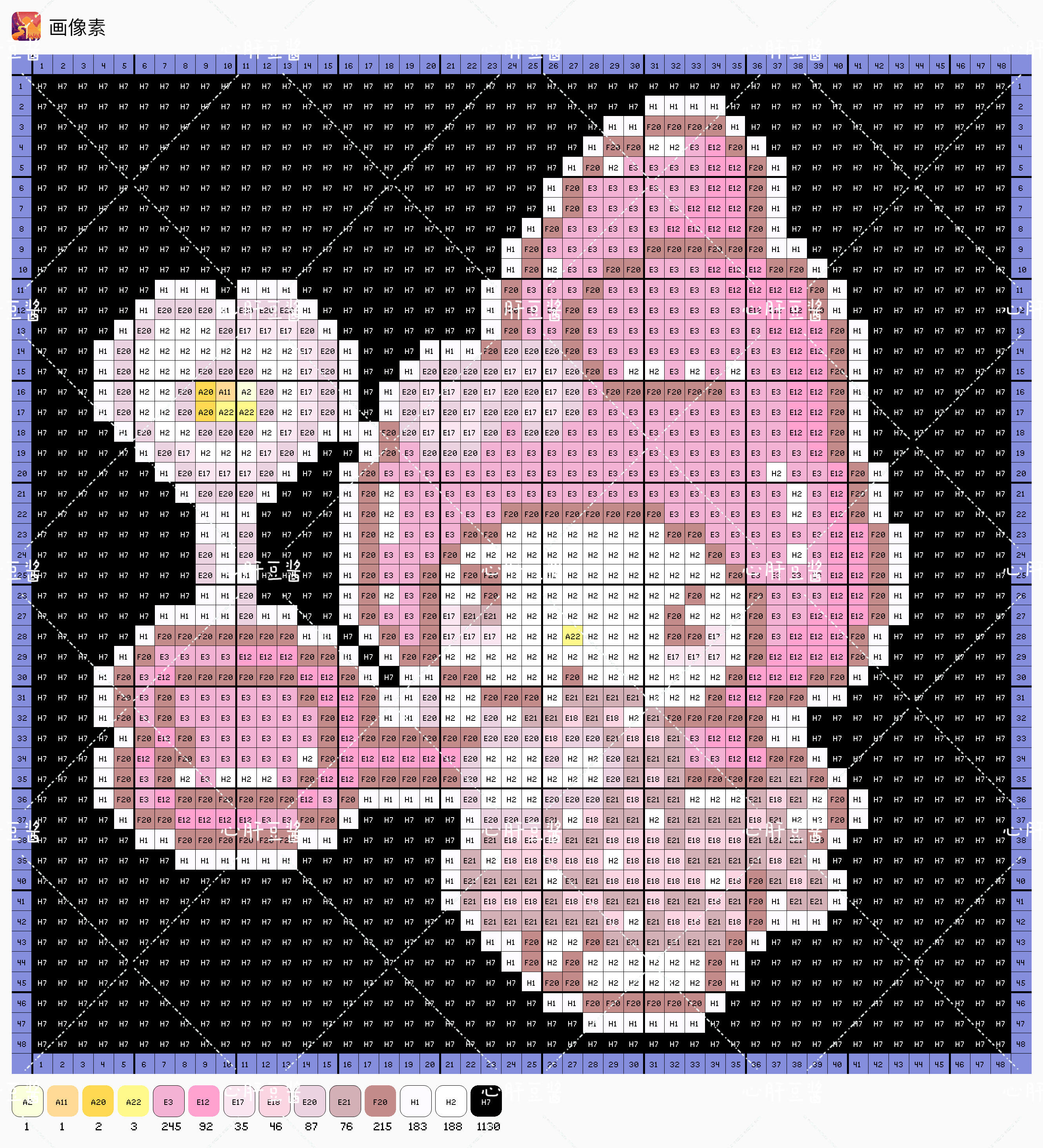 hellokitty拼豆图纸可自取第1018张,简单又好看,可保存 hellokitty拼豆图纸可自取第1018张,简单又好看,可保存