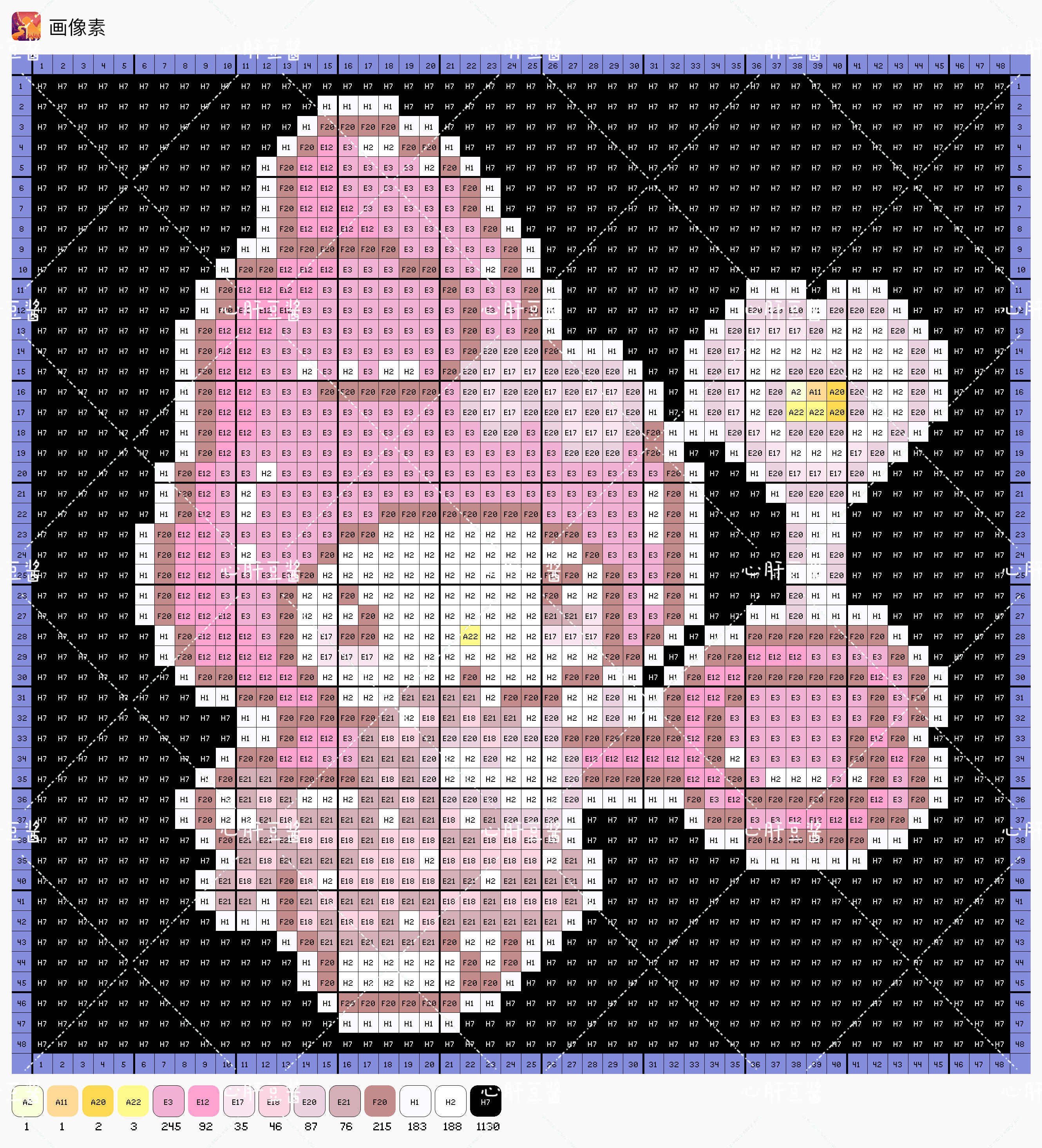 hellokitty拼豆图纸可自取第1019张,简单又好看,可保存 hellokitty拼豆图纸可自取第1019张,简单又好看,可保存