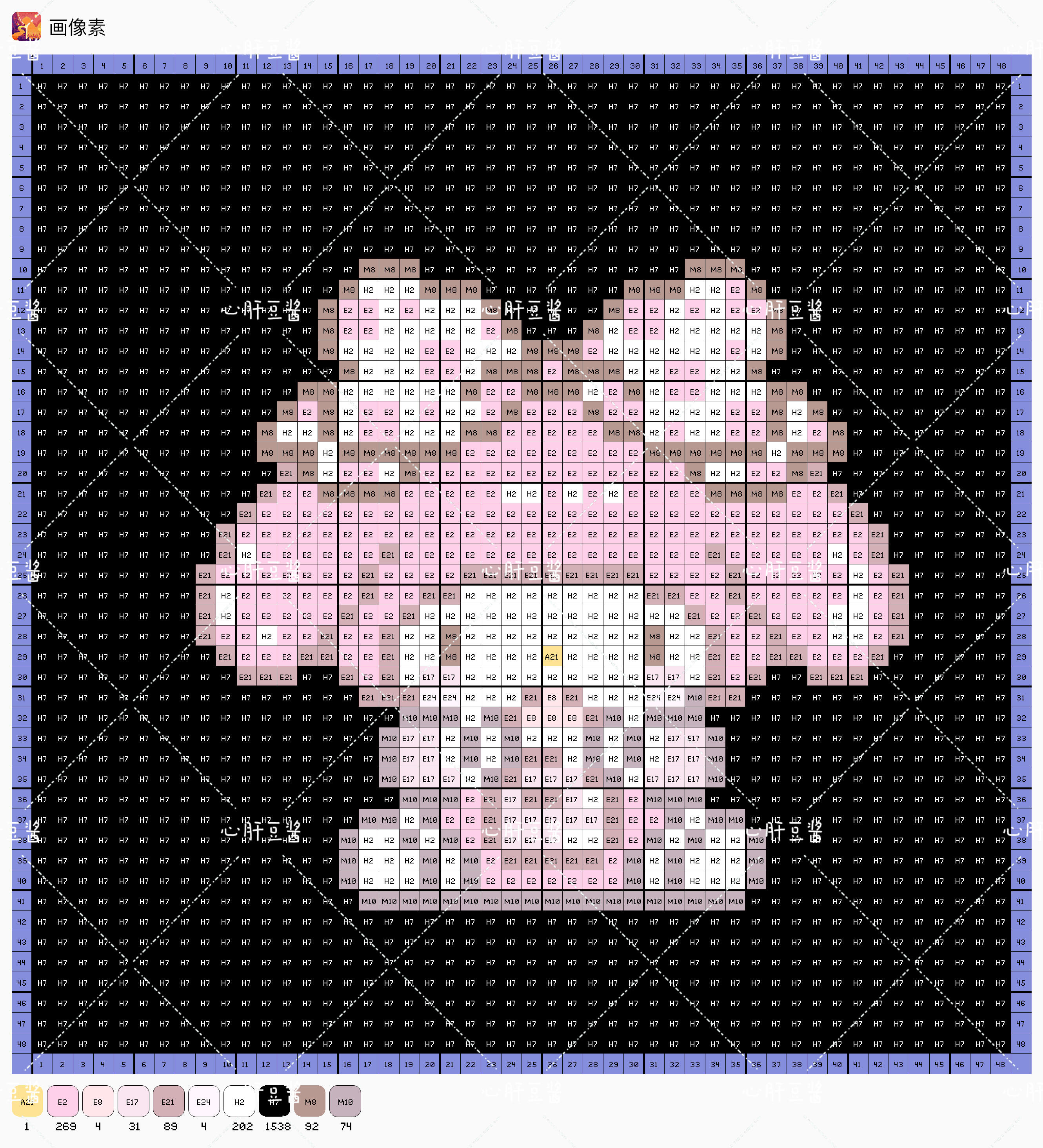 hellokitty拼豆图纸可自取第1020张,简单又好看,可保存 hellokitty拼豆图纸可自取第1020张,简单又好看,可保存