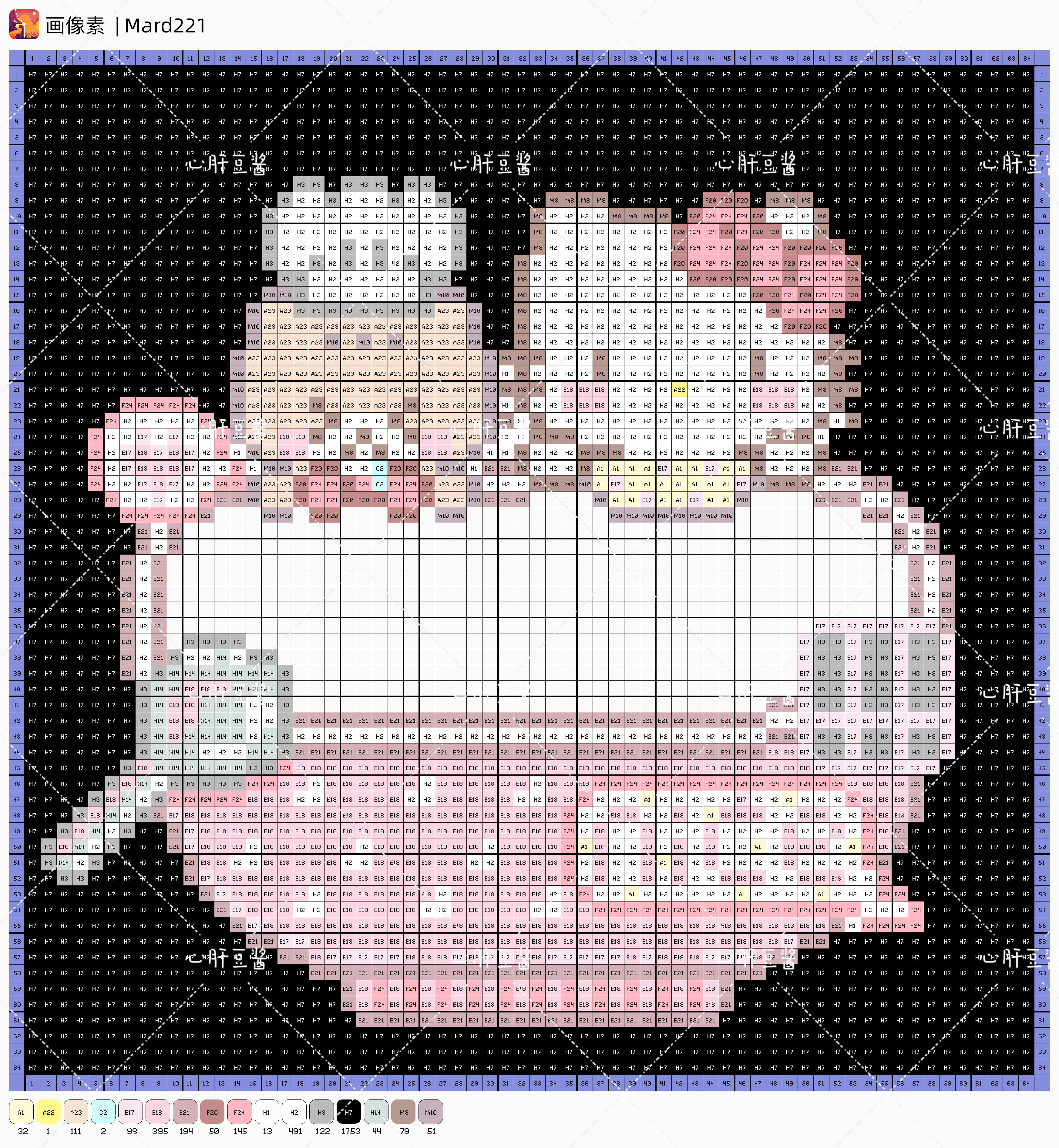 hellokitty拼豆图纸可自取第943张,简单又好看,可保存 hellokitty拼豆图纸可自取第943张,简单又好看,可保存