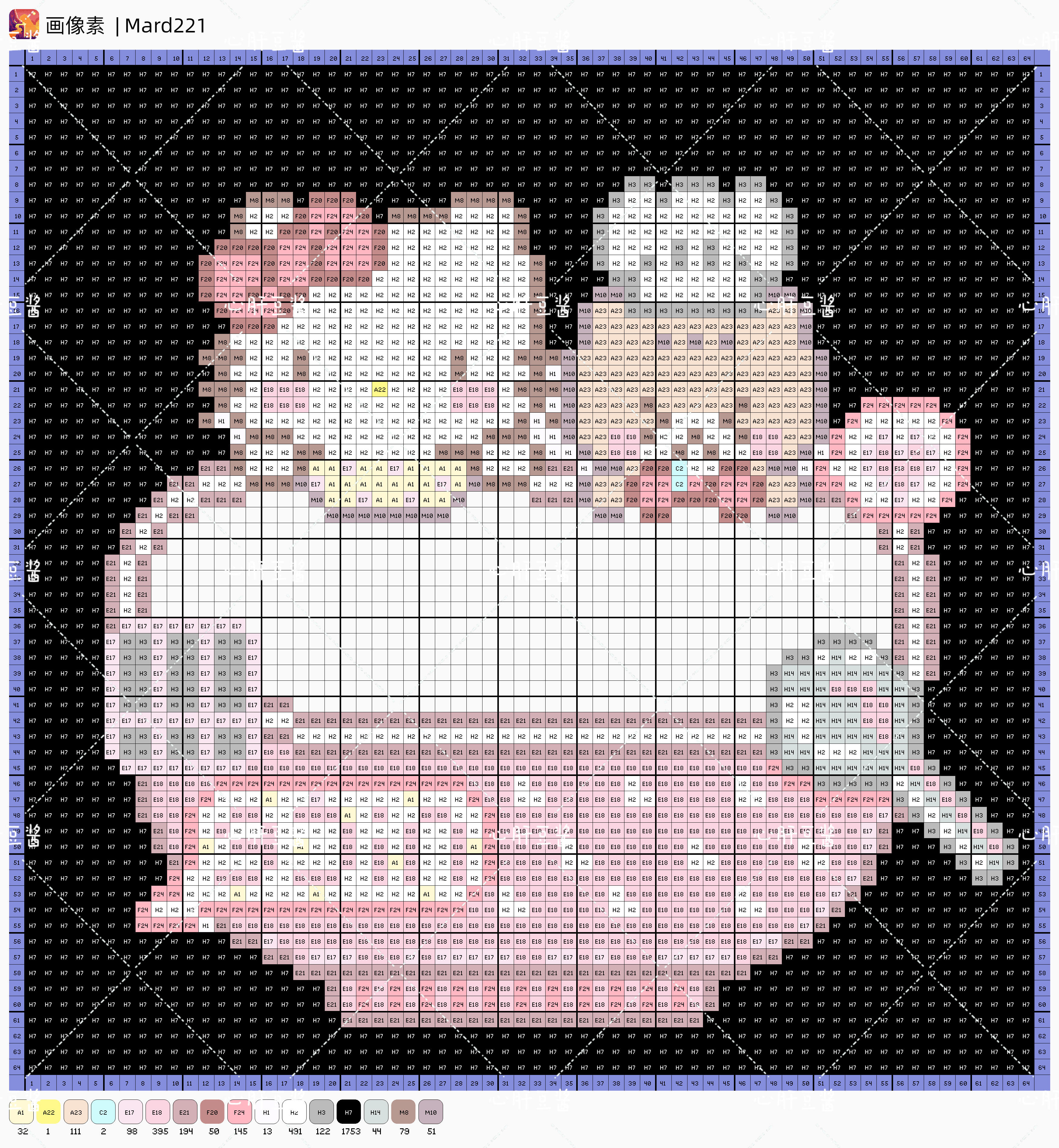 hellokitty拼豆图纸可自取第944张,简单又好看,可保存 hellokitty拼豆图纸可自取第944张,简单又好看,可保存