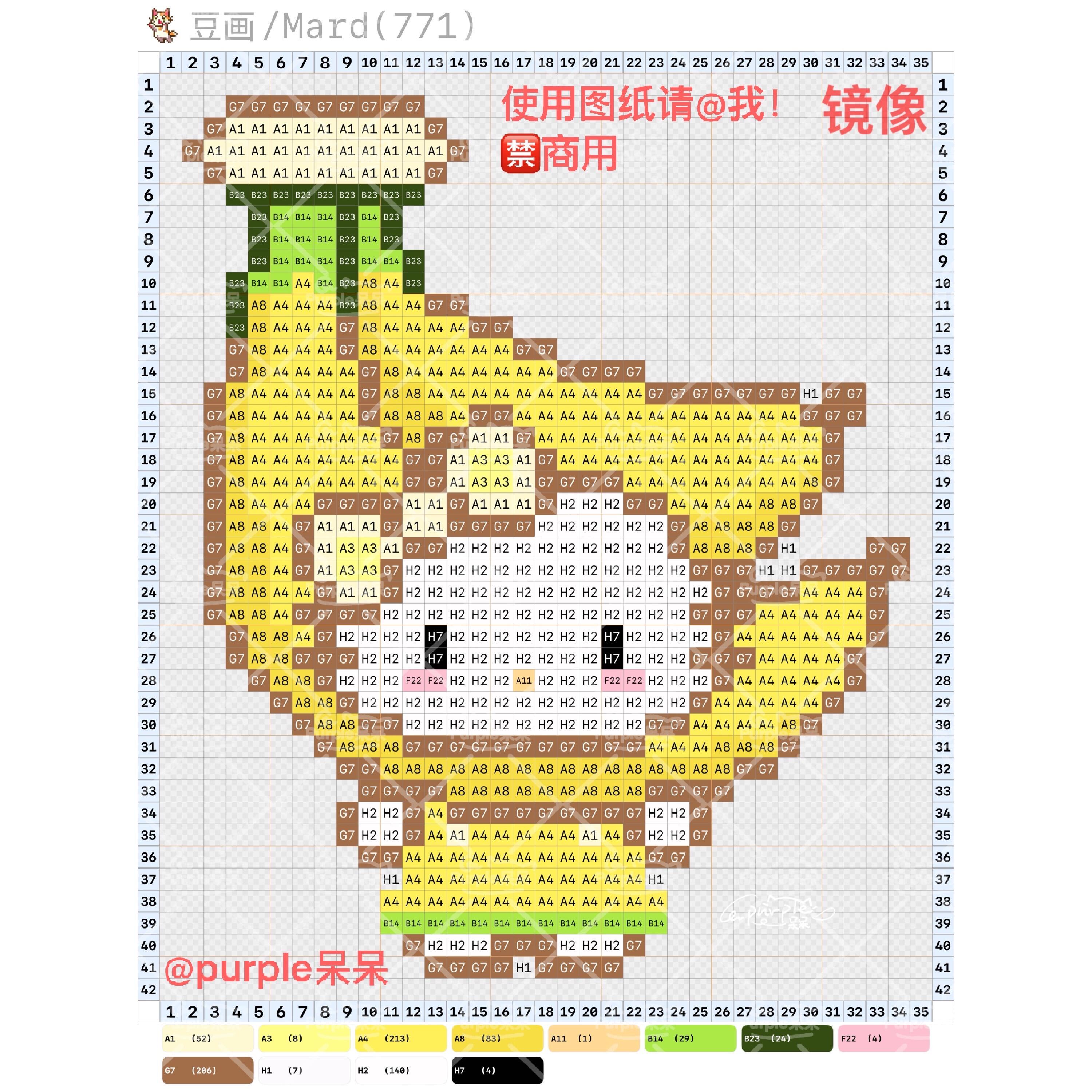 hellokitty拼豆图纸可自取第1224张,简单又好看,可保存 hellokitty拼豆图纸可自取第1224张,简单又好看,可保存