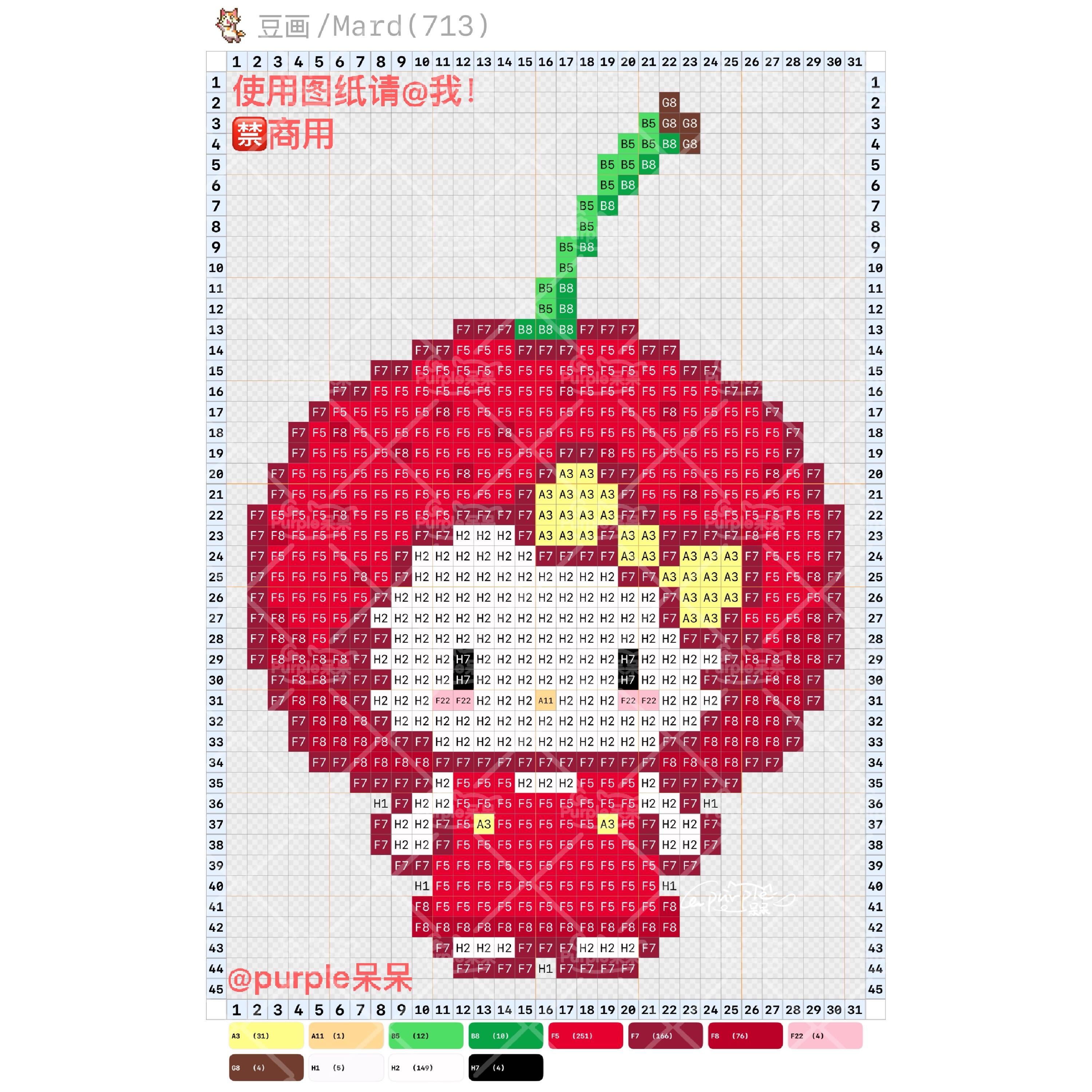 hellokitty拼豆图纸可自取第1225张,简单又好看,可保存 hellokitty拼豆图纸可自取第1225张,简单又好看,可保存