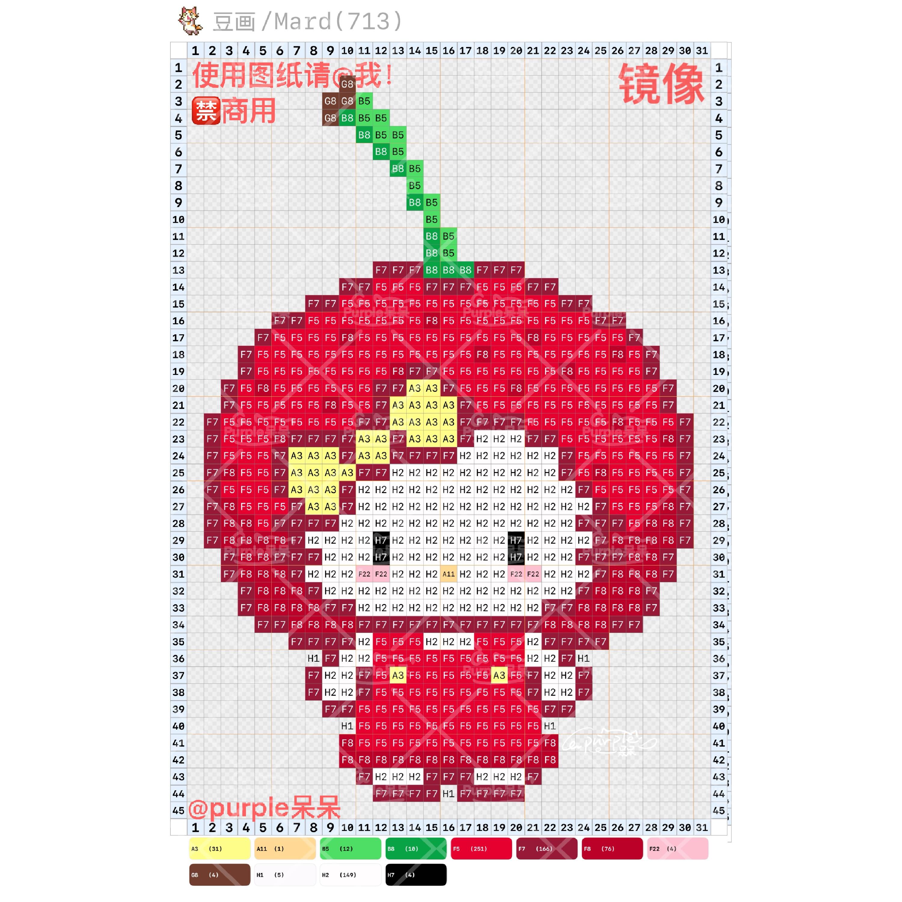 hellokitty拼豆图纸可自取第1226张,简单又好看,可保存 hellokitty拼豆图纸可自取第1226张,简单又好看,可保存
