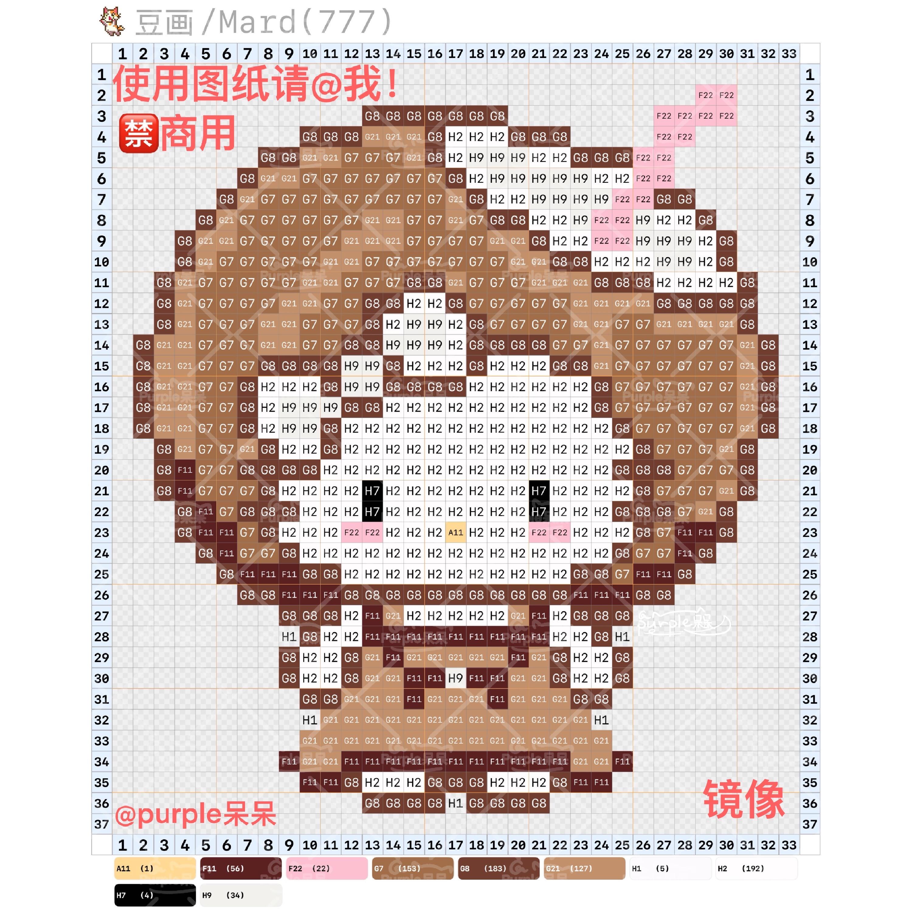 hellokitty拼豆图纸可自取第1236张,简单又好看,可保存 hellokitty拼豆图纸可自取第1236张,简单又好看,可保存