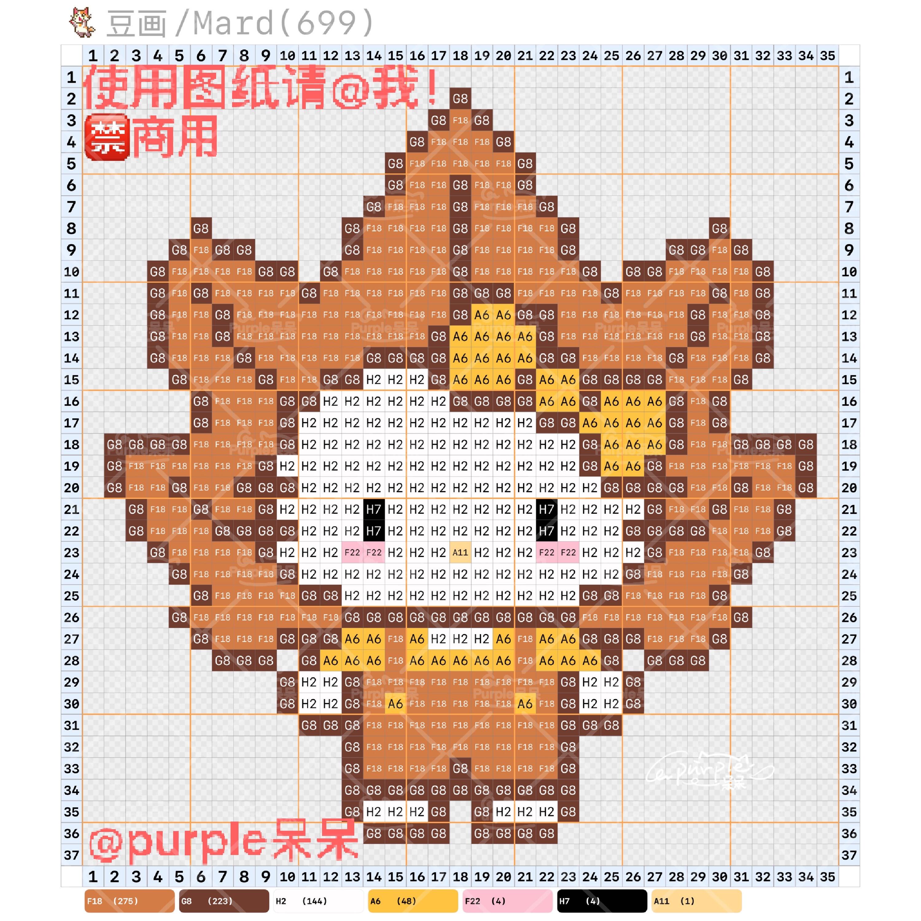 hellokitty拼豆图纸可自取第1292张,简单又好看,可保存 hellokitty拼豆图纸可自取第1292张,简单又好看,可保存