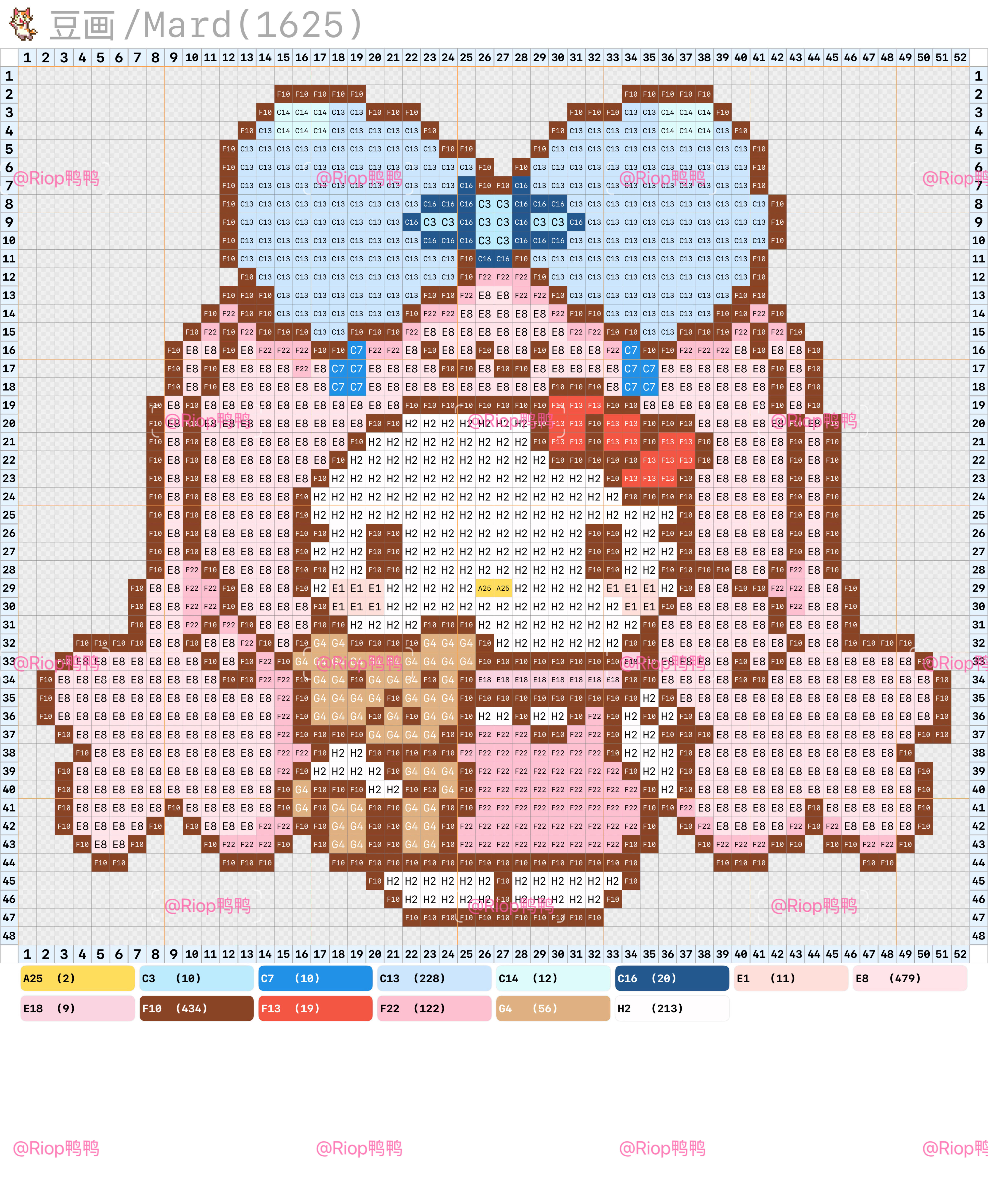 hellokitty拼豆图纸可自取第1334张,简单又好看,可保存 hellokitty拼豆图纸可自取第1334张,简单又好看,可保存
