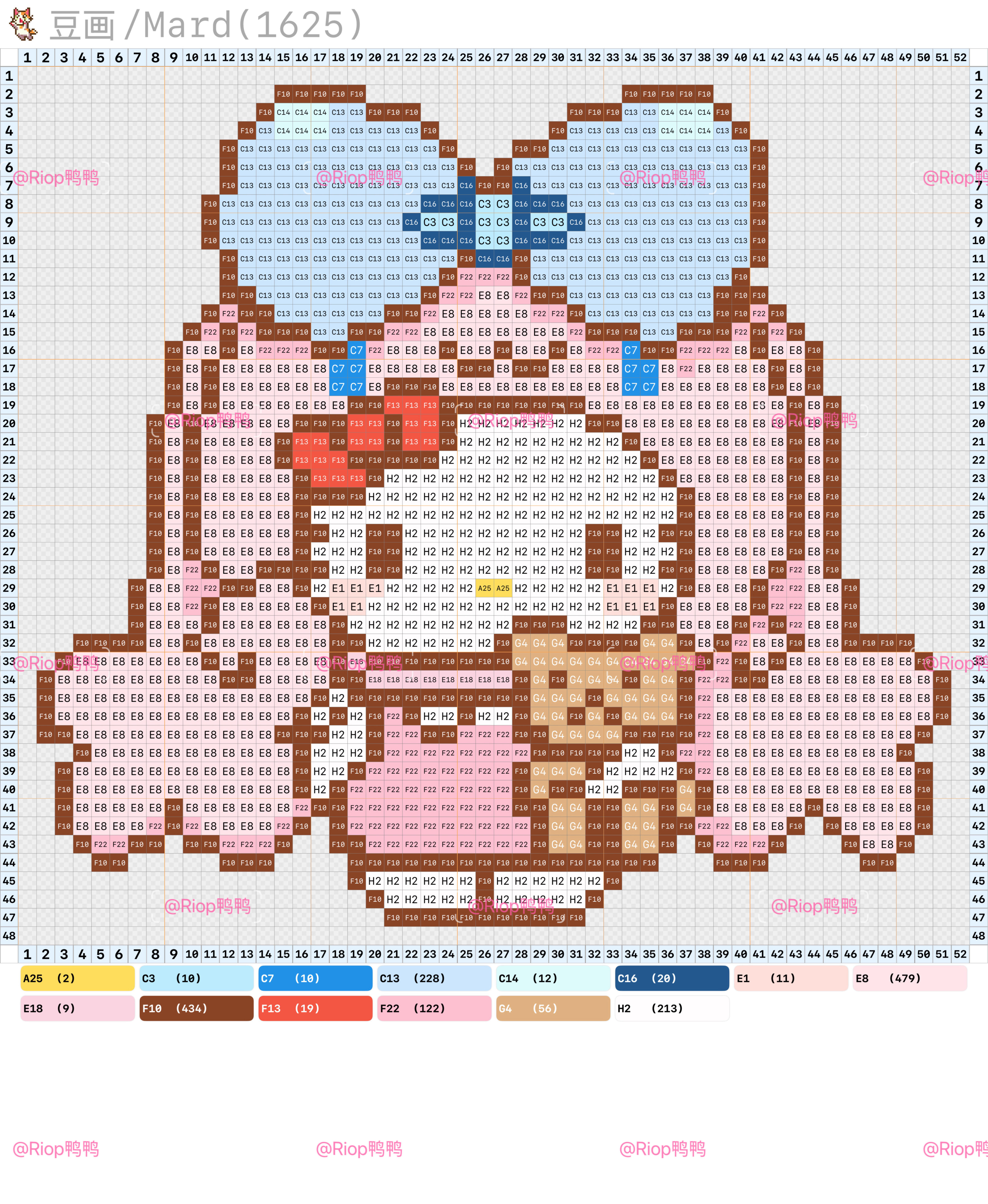 hellokitty拼豆图纸可自取第1335张,简单又好看,可保存 hellokitty拼豆图纸可自取第1335张,简单又好看,可保存