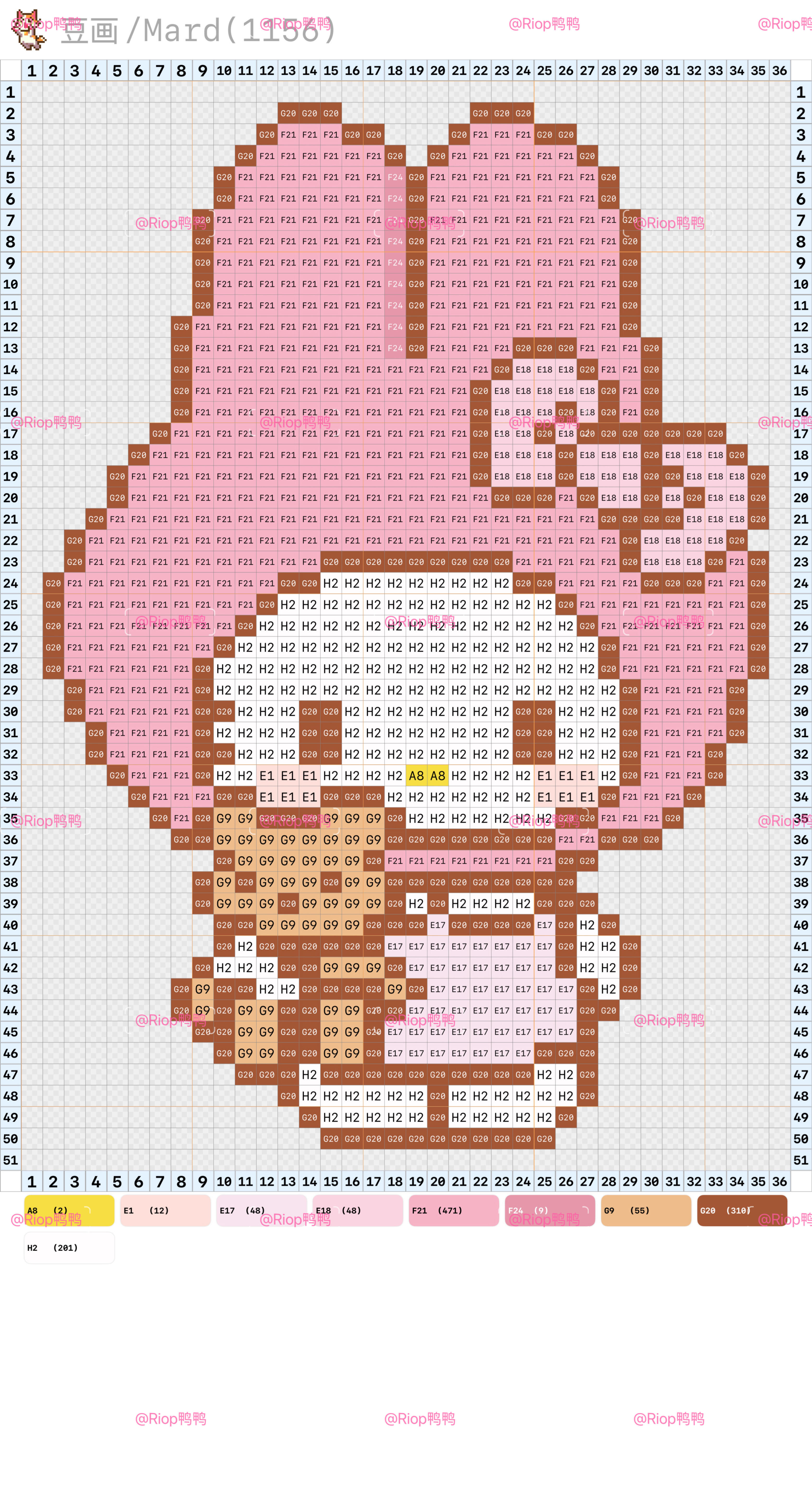 hellokitty拼豆图纸可自取第1340张,简单又好看,可保存 hellokitty拼豆图纸可自取第1340张,简单又好看,可保存