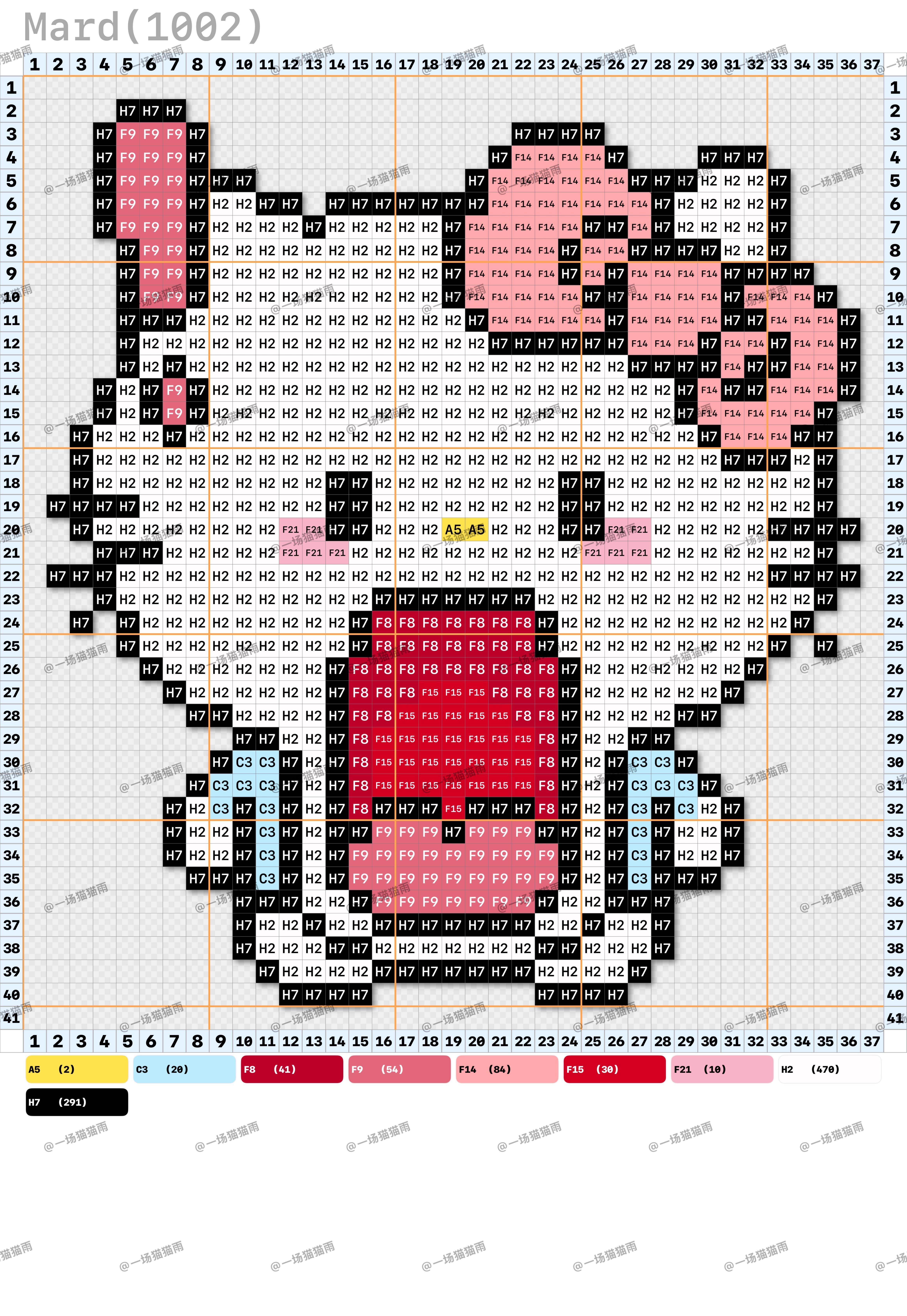 hellokitty拼豆图纸可自取第1344张,简单又好看,可保存 hellokitty拼豆图纸可自取第1344张,简单又好看,可保存