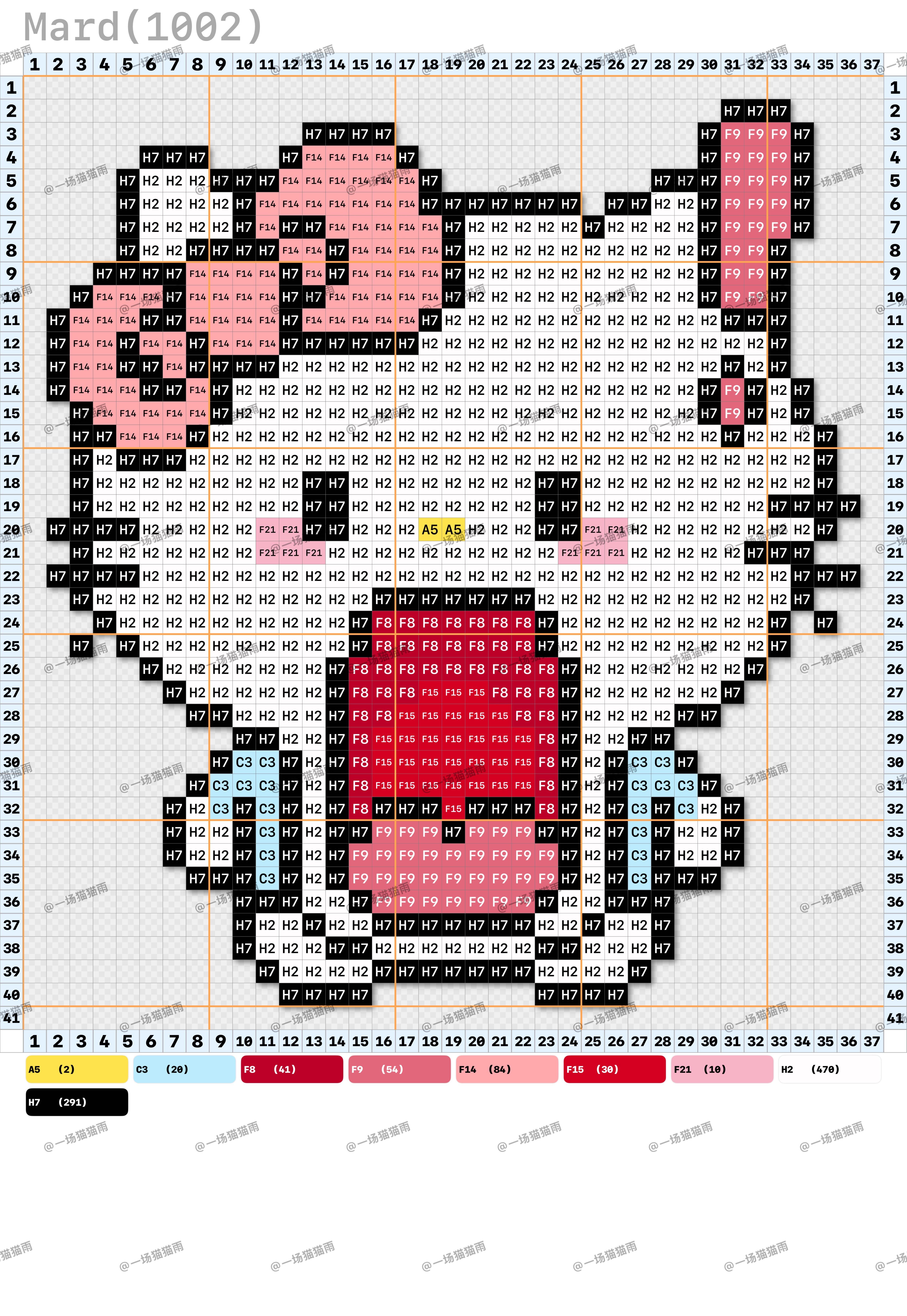 hellokitty拼豆图纸可自取第1345张,简单又好看,可保存 hellokitty拼豆图纸可自取第1345张,简单又好看,可保存