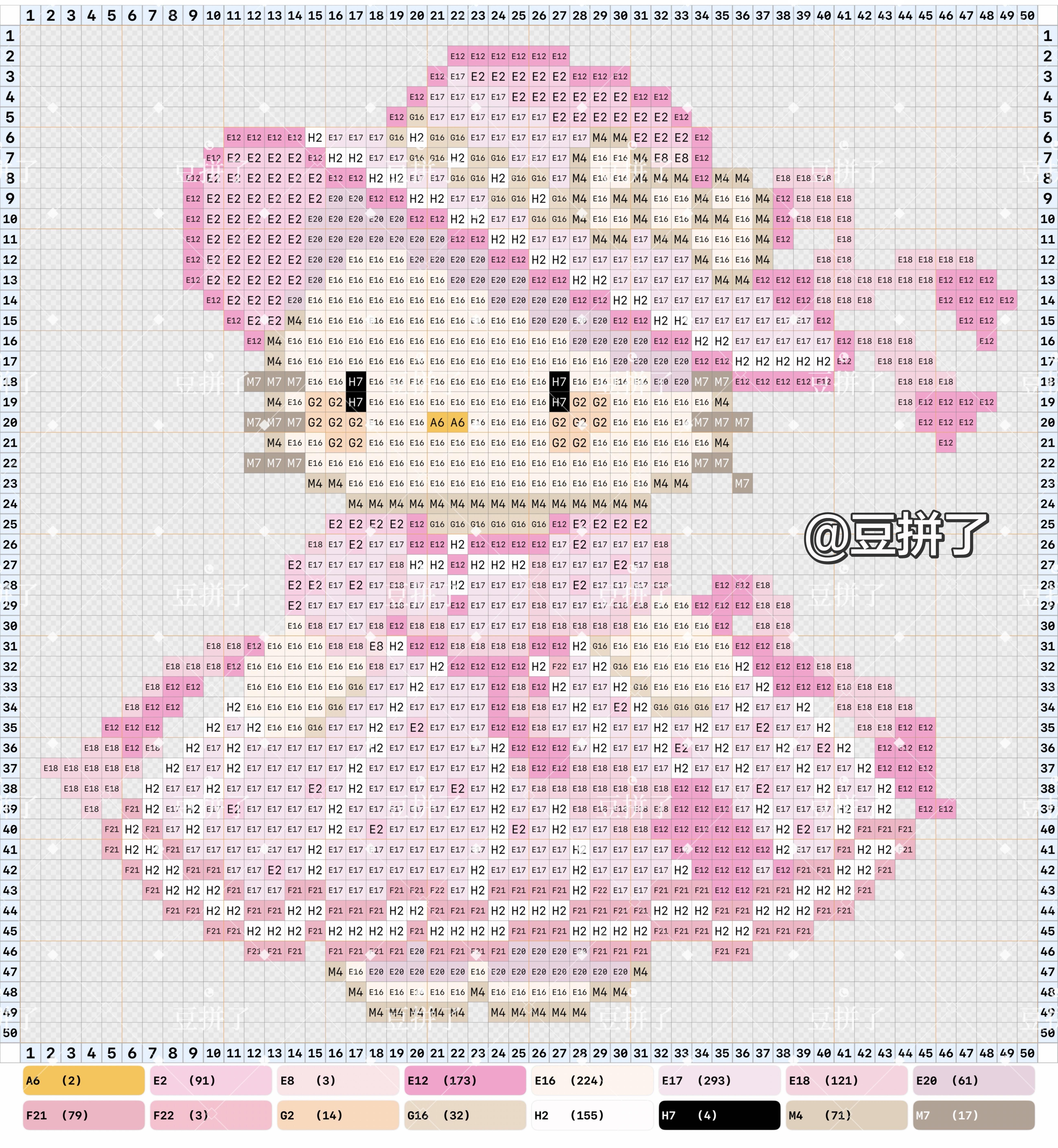 hellokitty拼豆图纸可自取第1364张,简单又好看,可保存 hellokitty拼豆图纸可自取第1364张,简单又好看,可保存