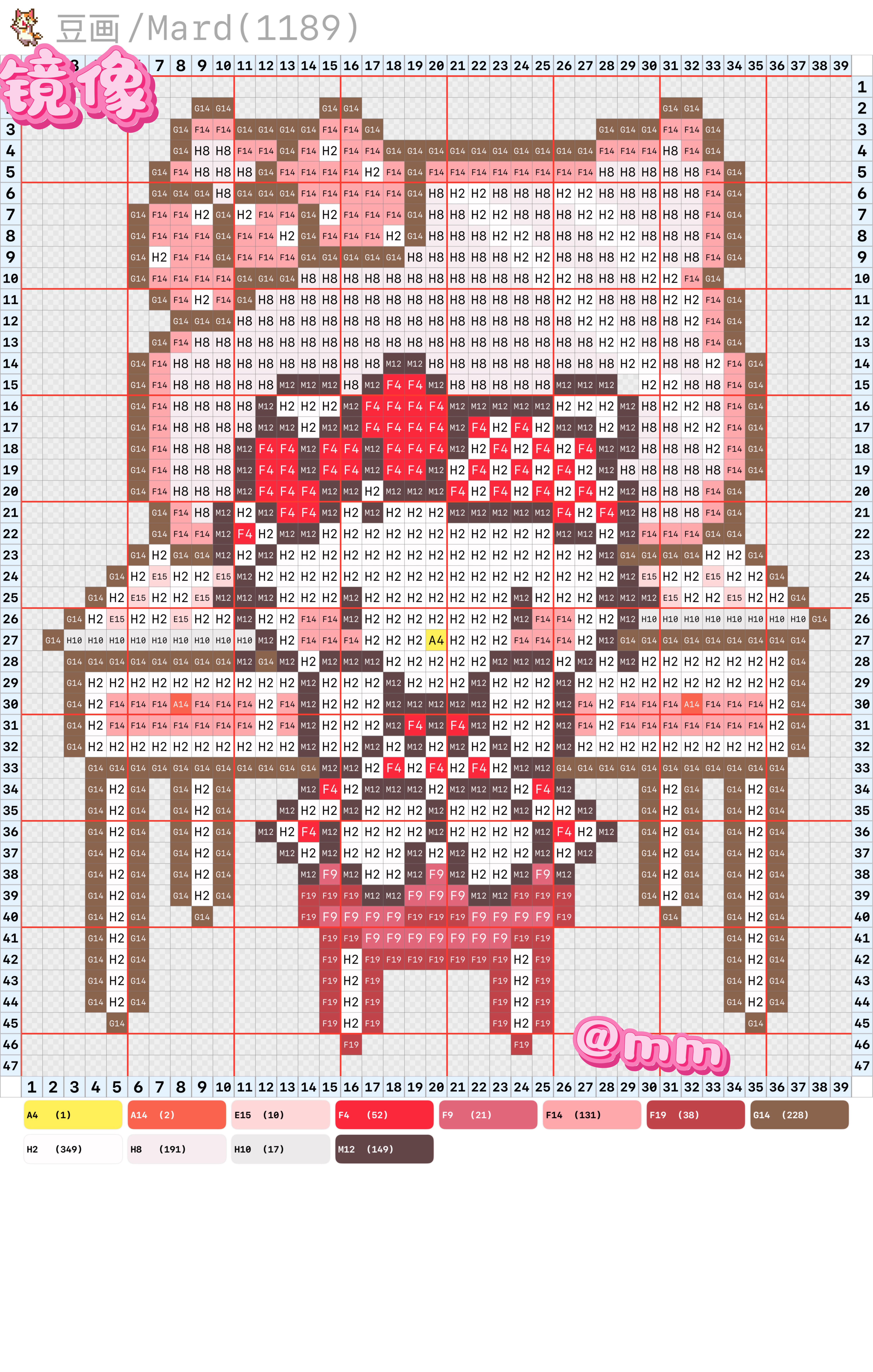 hellokitty拼豆图纸可自取第1427张,简单又好看,可保存 hellokitty拼豆图纸可自取第1427张,简单又好看,可保存