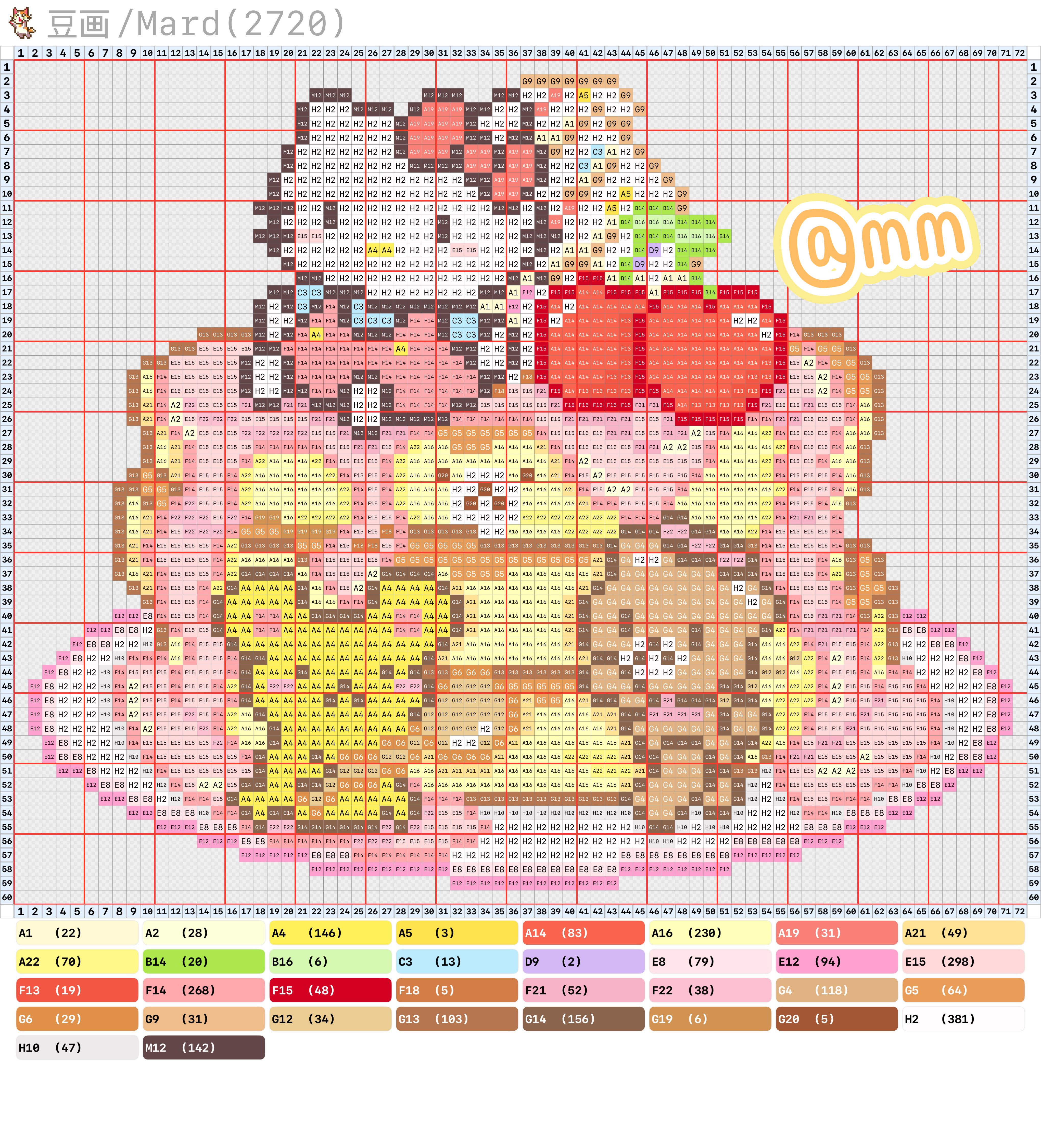 hellokitty拼豆图纸可自取第1430张,简单又好看,可保存 hellokitty拼豆图纸可自取第1430张,简单又好看,可保存