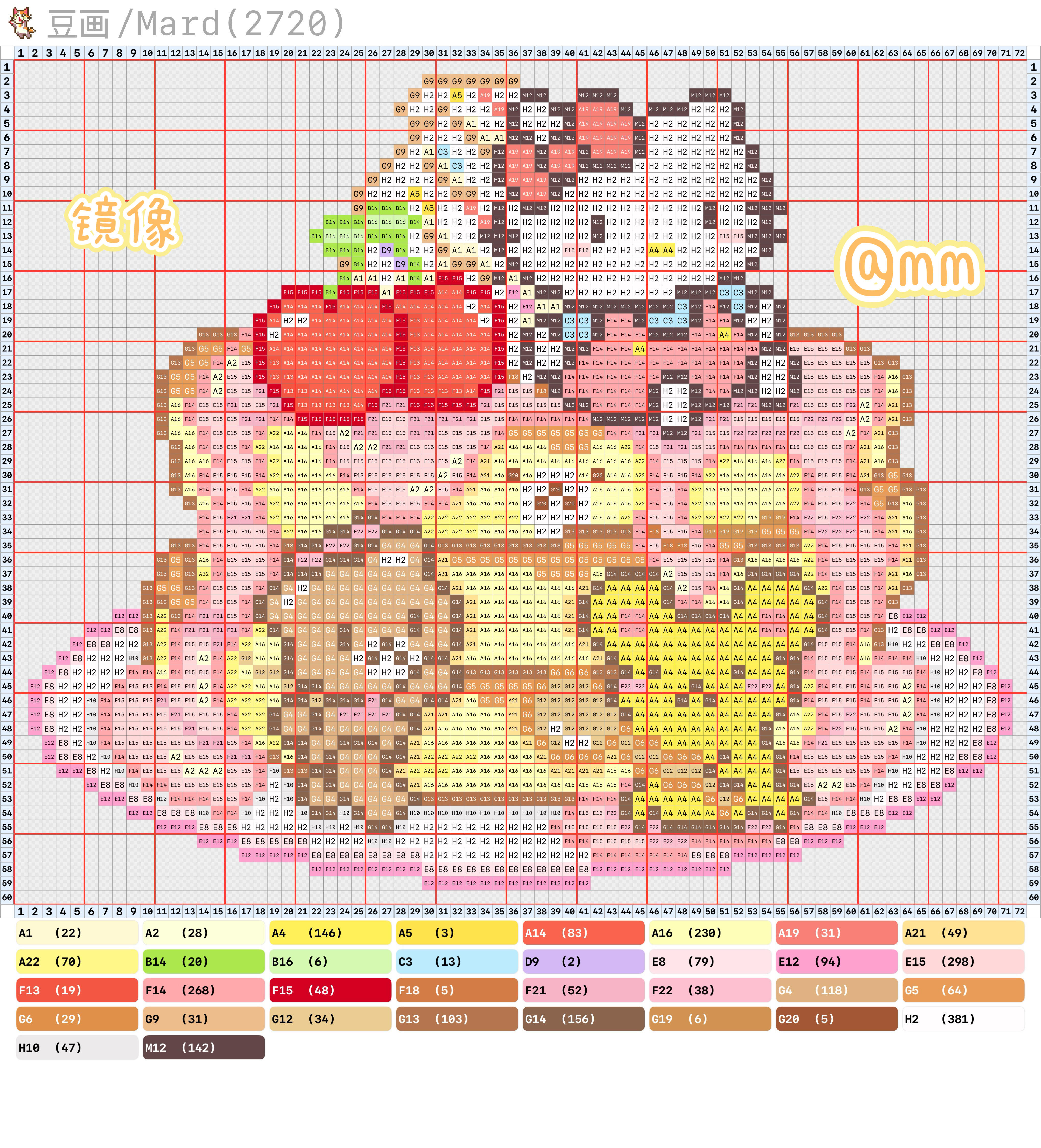 hellokitty拼豆图纸可自取第1431张,简单又好看,可保存 hellokitty拼豆图纸可自取第1431张,简单又好看,可保存