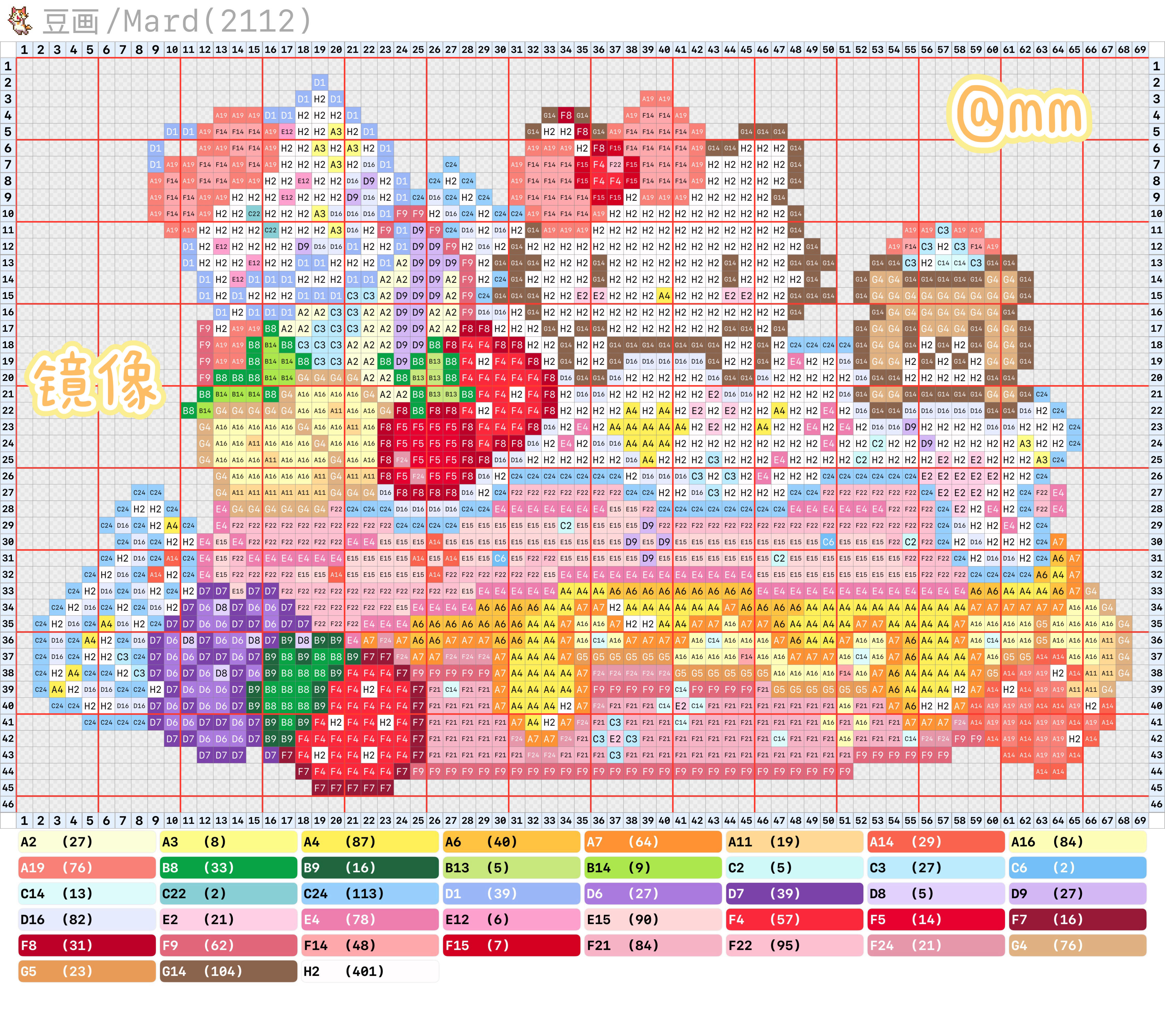 hellokitty拼豆图纸可自取第1433张,简单又好看,可保存 hellokitty拼豆图纸可自取第1433张,简单又好看,可保存