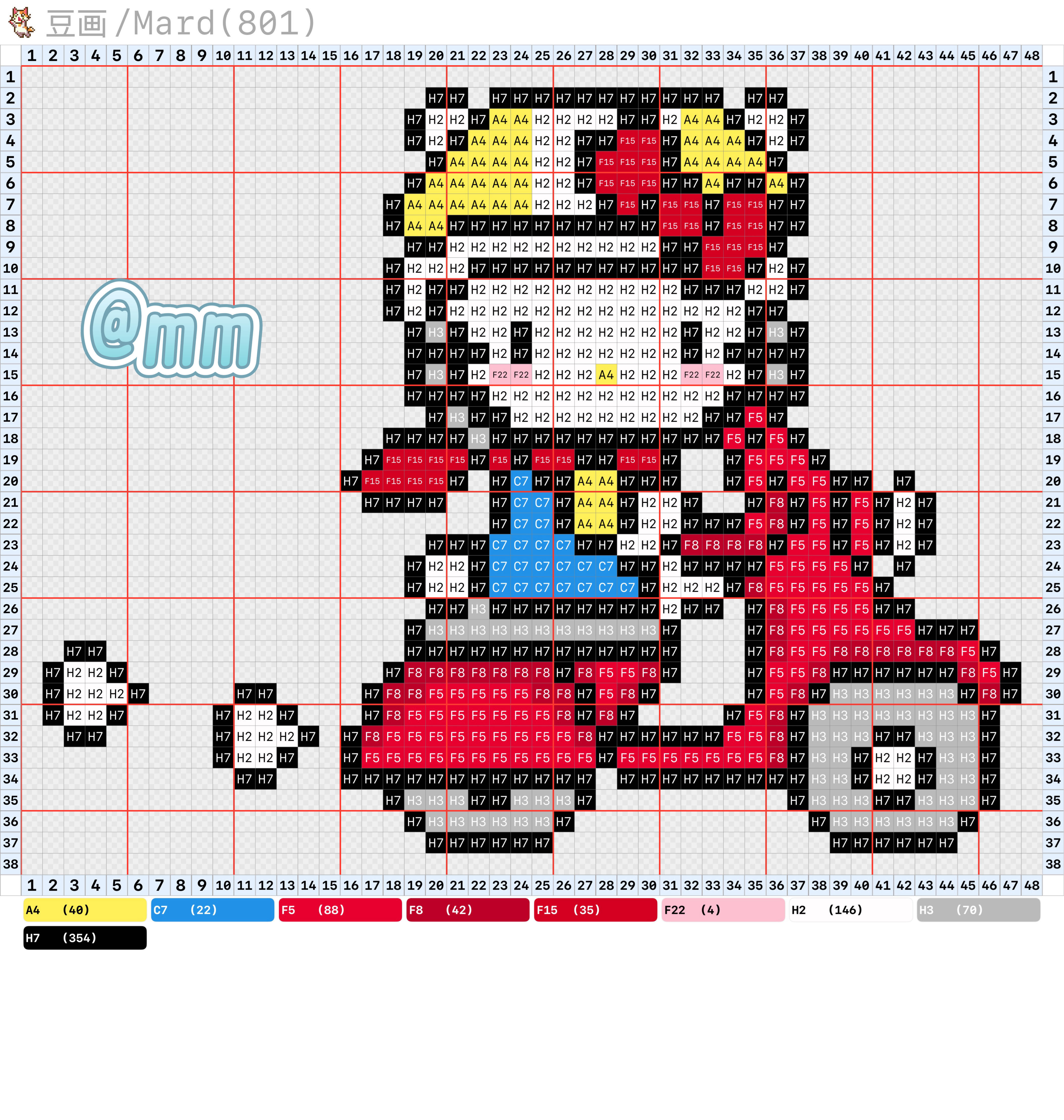 hellokitty拼豆图纸可自取第1434张,简单又好看,可保存 hellokitty拼豆图纸可自取第1434张,简单又好看,可保存