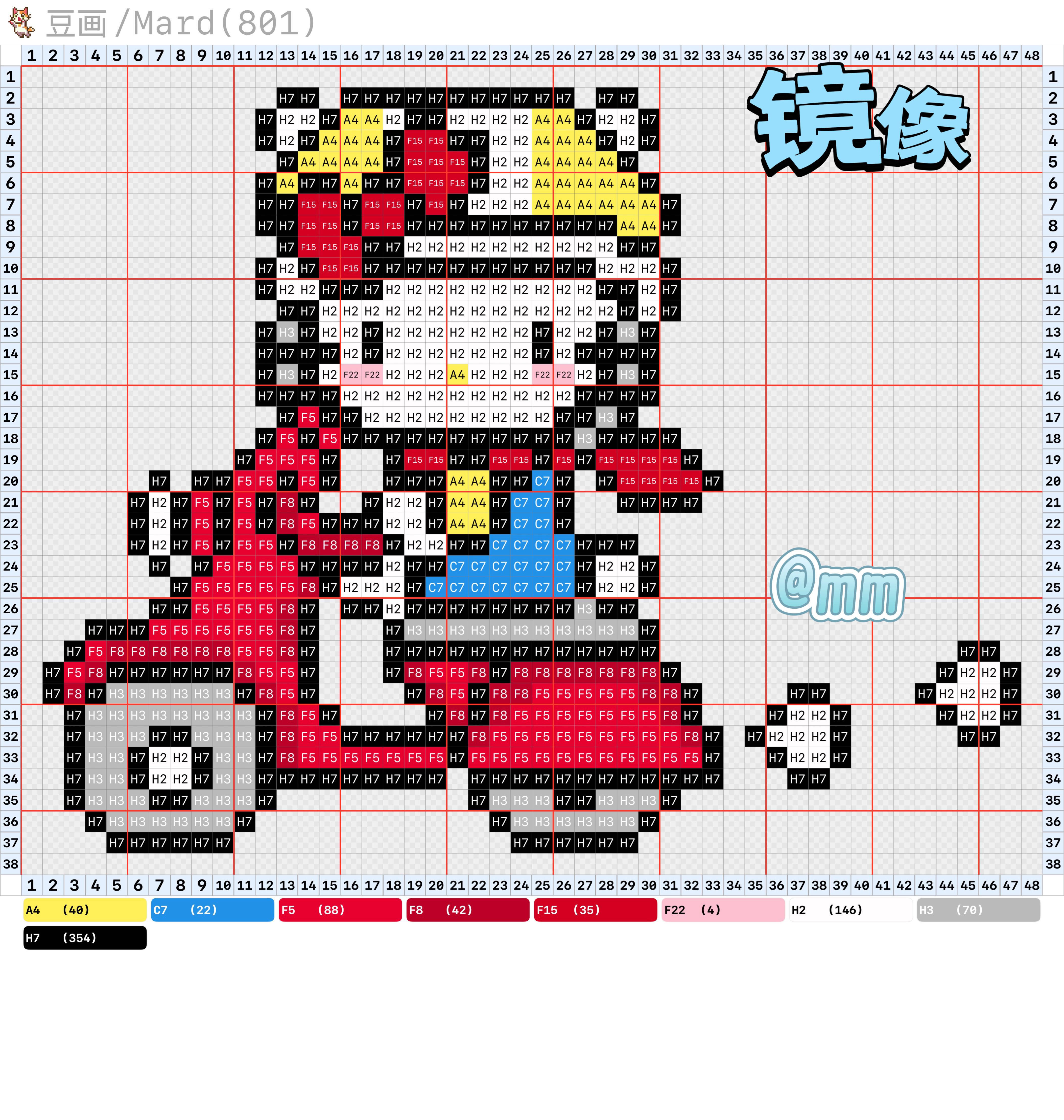 hellokitty拼豆图纸可自取第1435张,简单又好看,可保存 hellokitty拼豆图纸可自取第1435张,简单又好看,可保存