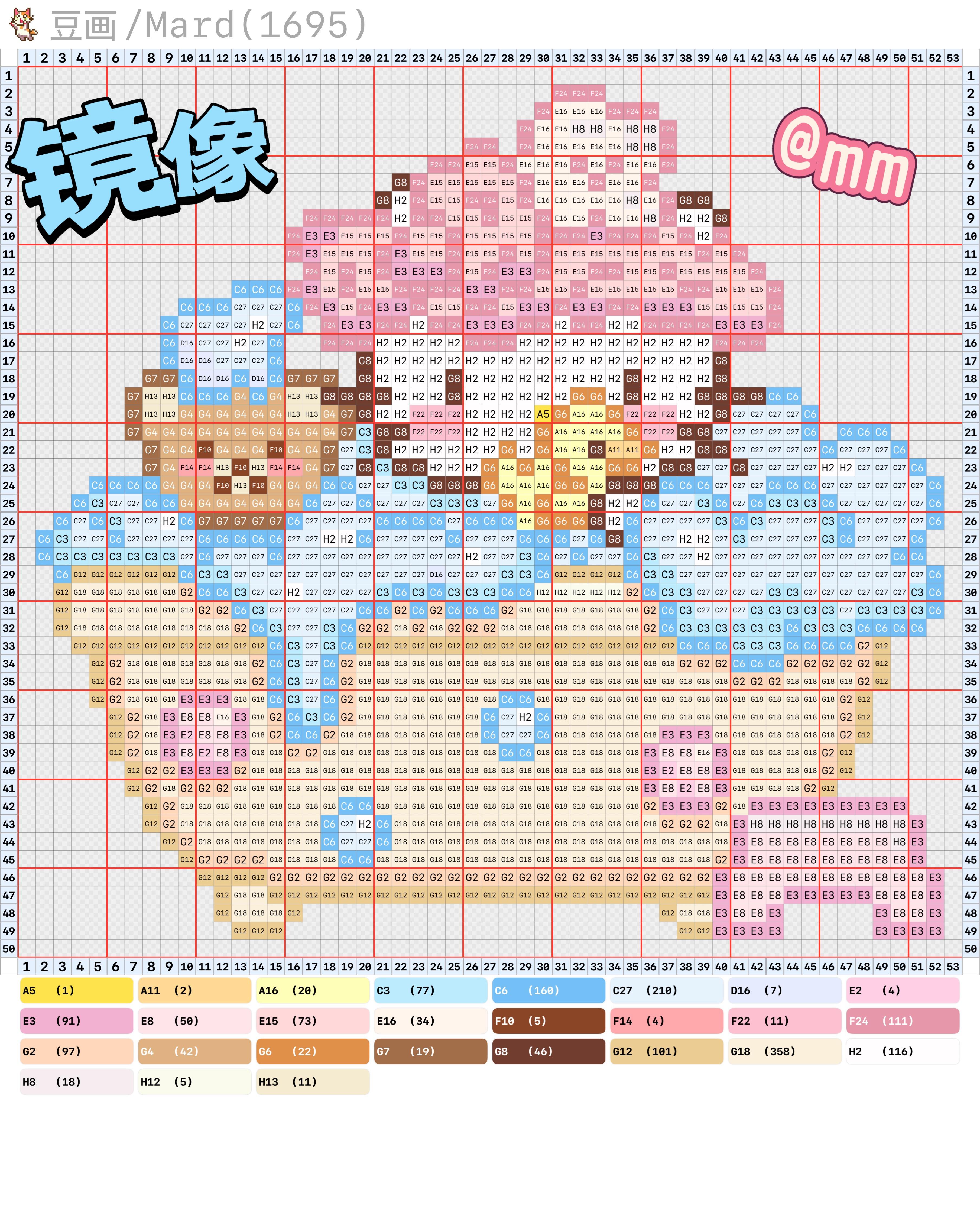 hellokitty拼豆图纸可自取第1441张,简单又好看,可保存 hellokitty拼豆图纸可自取第1441张,简单又好看,可保存