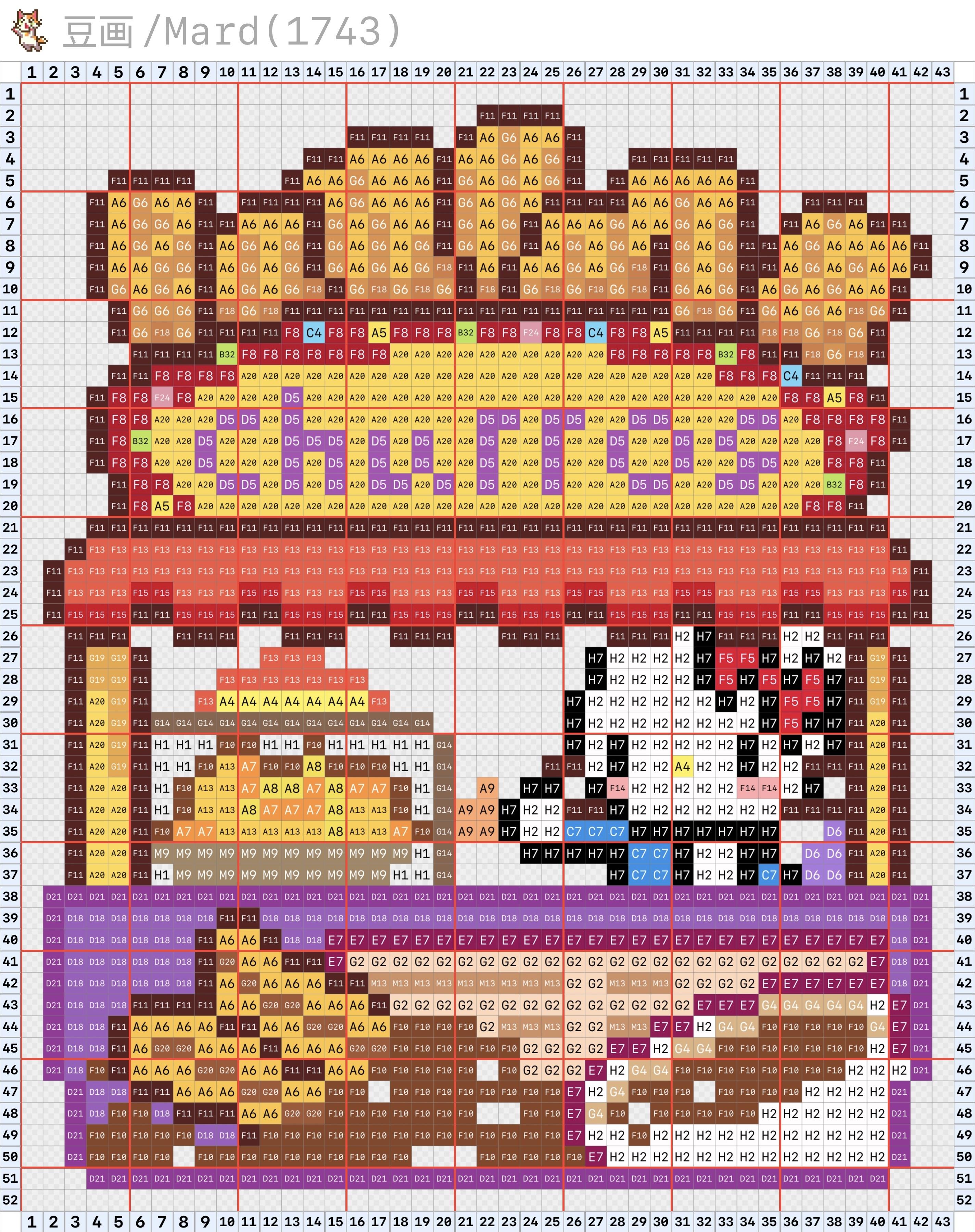 hellokitty拼豆图纸可自取第1442张,简单又好看,可保存 hellokitty拼豆图纸可自取第1442张,简单又好看,可保存