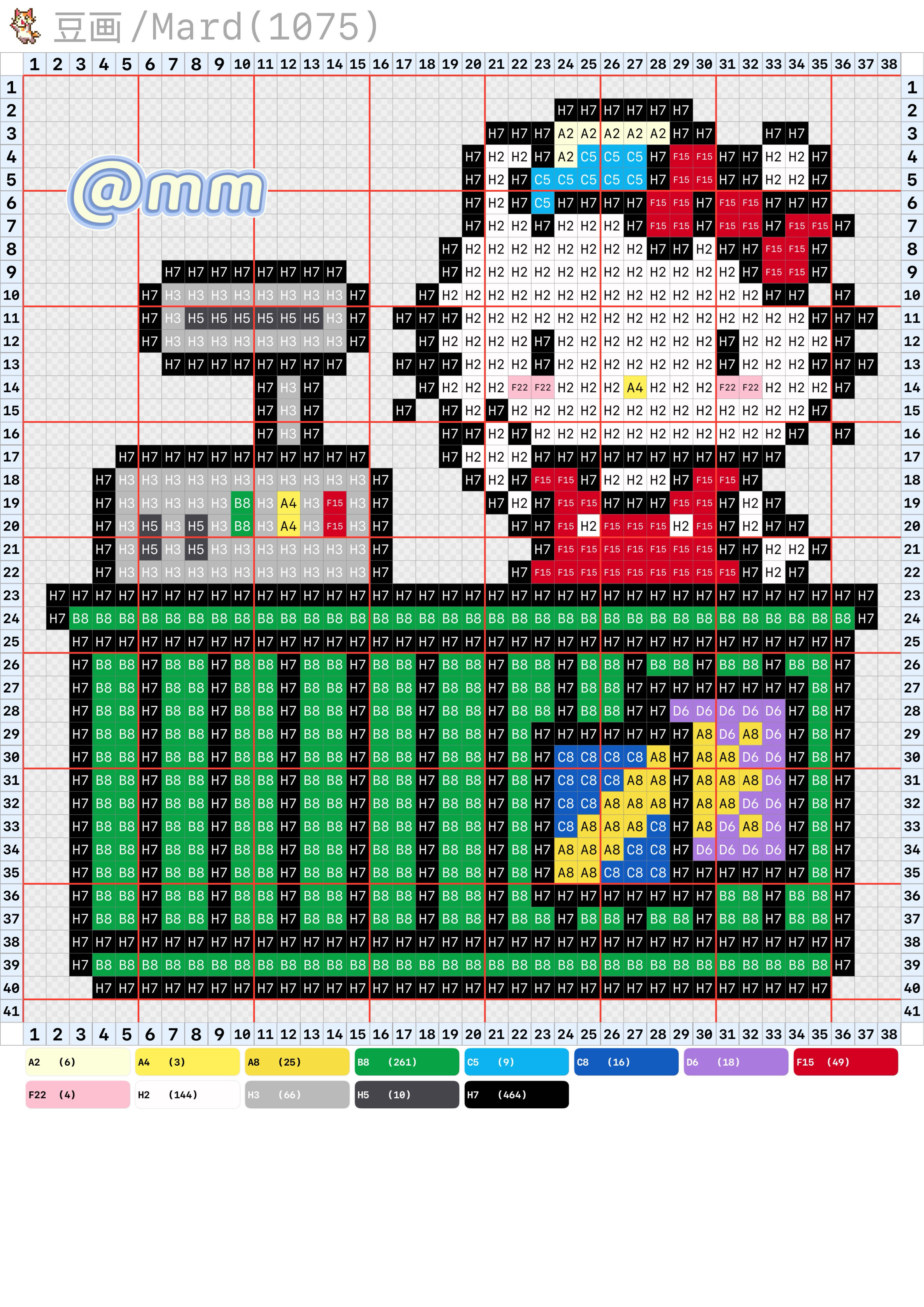 hellokitty拼豆图纸可自取第1446张,简单又好看,可保存 hellokitty拼豆图纸可自取第1446张,简单又好看,可保存