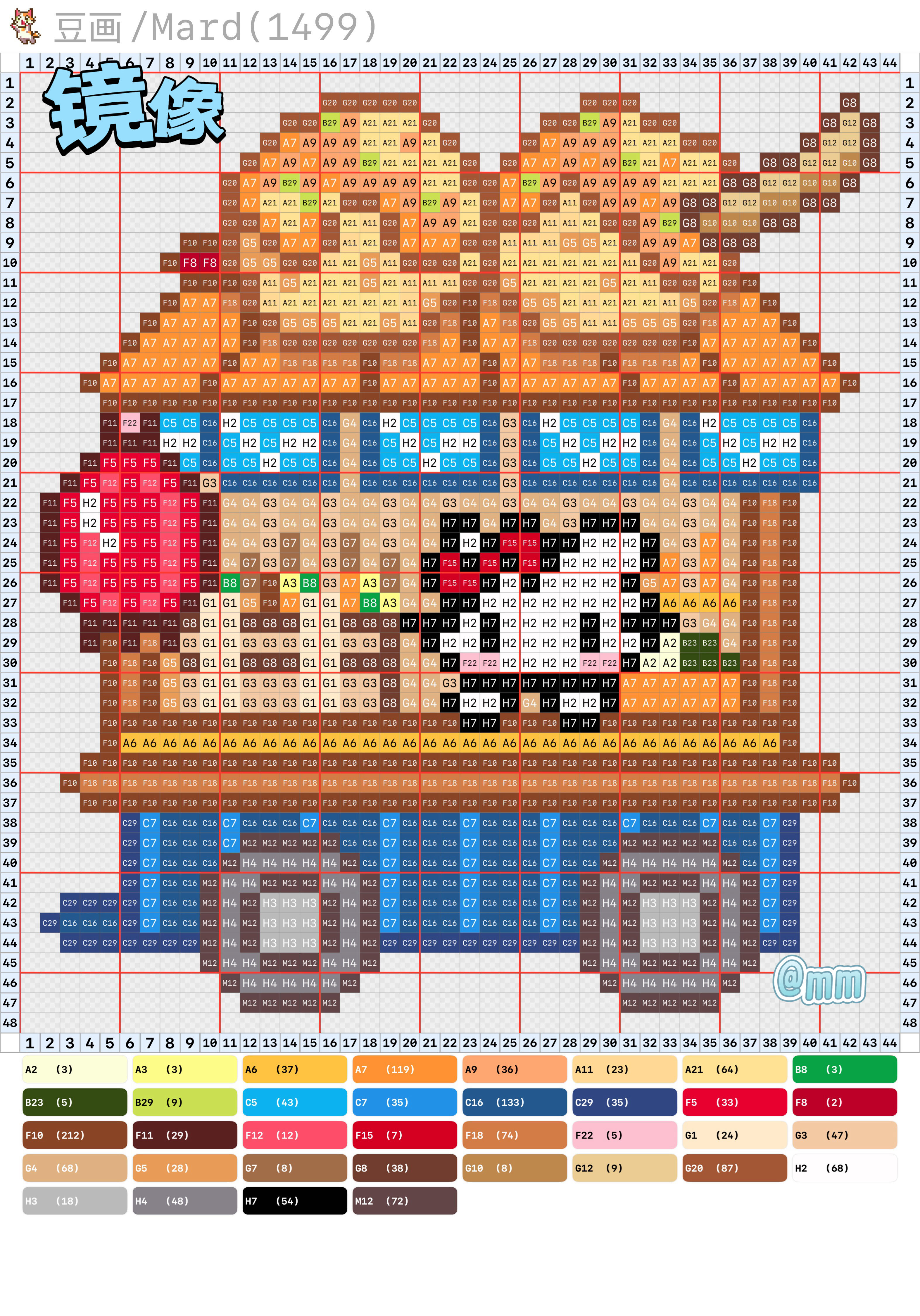 hellokitty拼豆图纸可自取第1449张,简单又好看,可保存 hellokitty拼豆图纸可自取第1449张,简单又好看,可保存