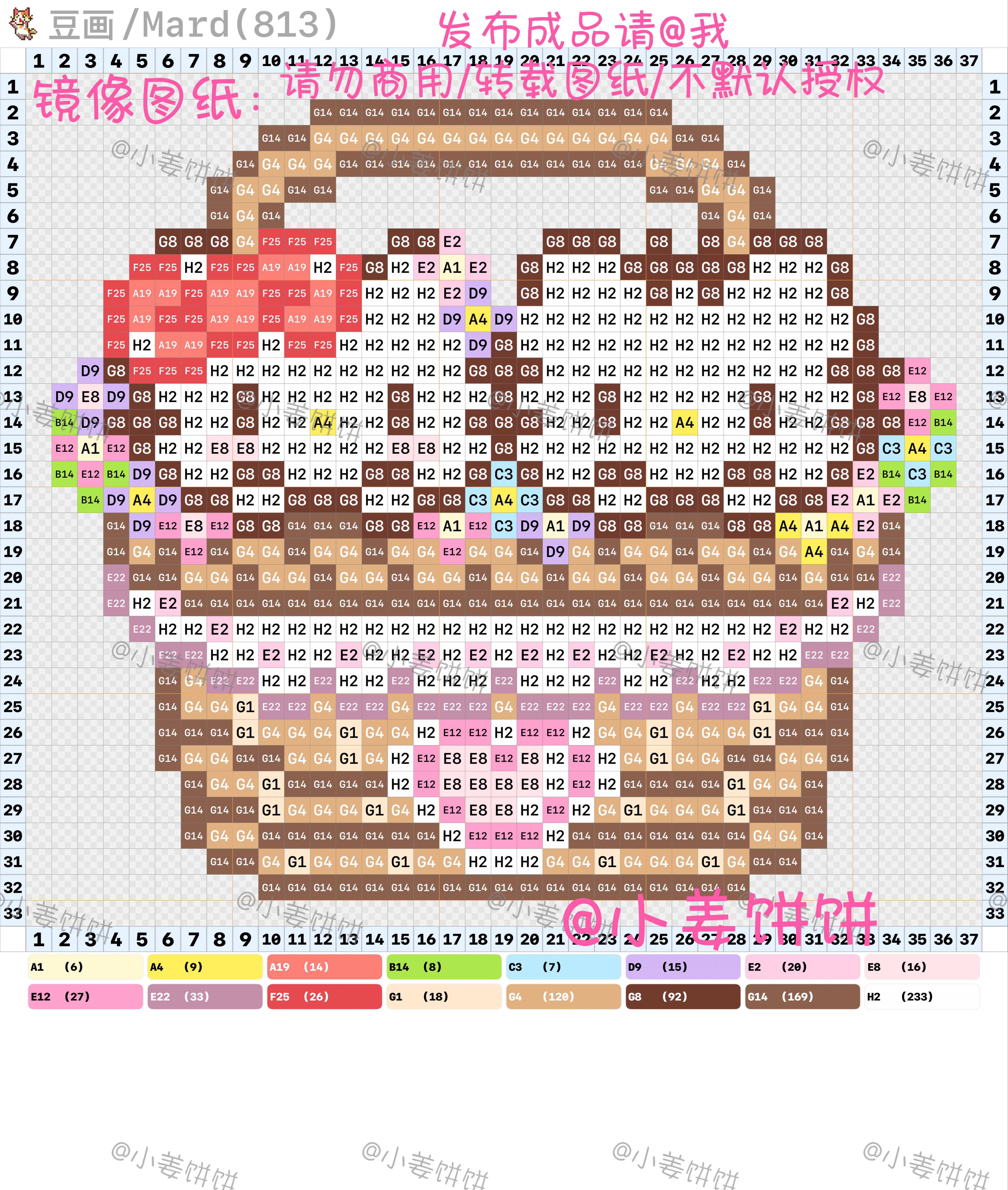 hellokitty拼豆图纸可自取第1475张,简单又好看,可保存 hellokitty拼豆图纸可自取第1475张,简单又好看,可保存
