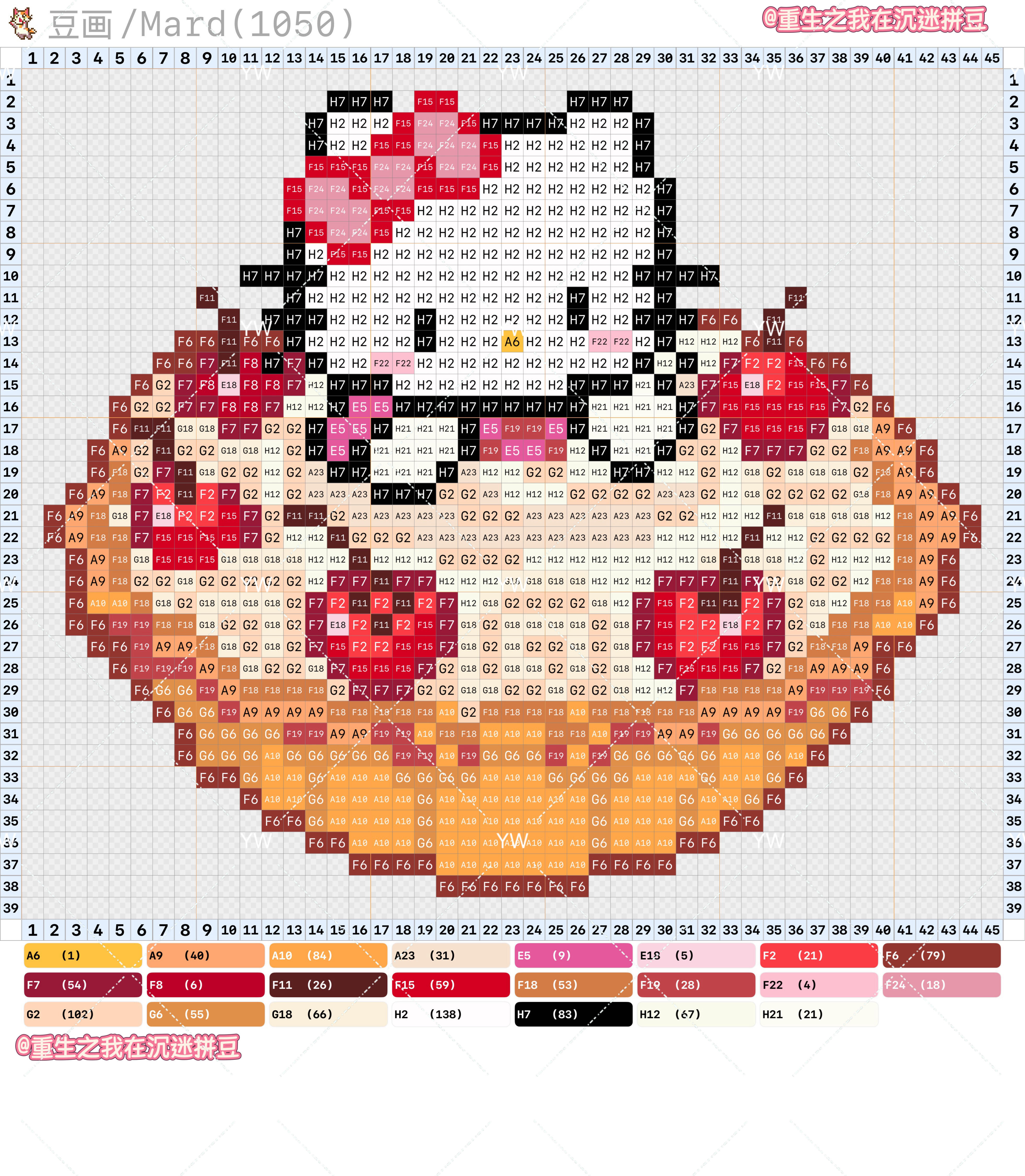 hellokitty拼豆图纸可自取第1483张,简单又好看,可保存 hellokitty拼豆图纸可自取第1483张,简单又好看,可保存