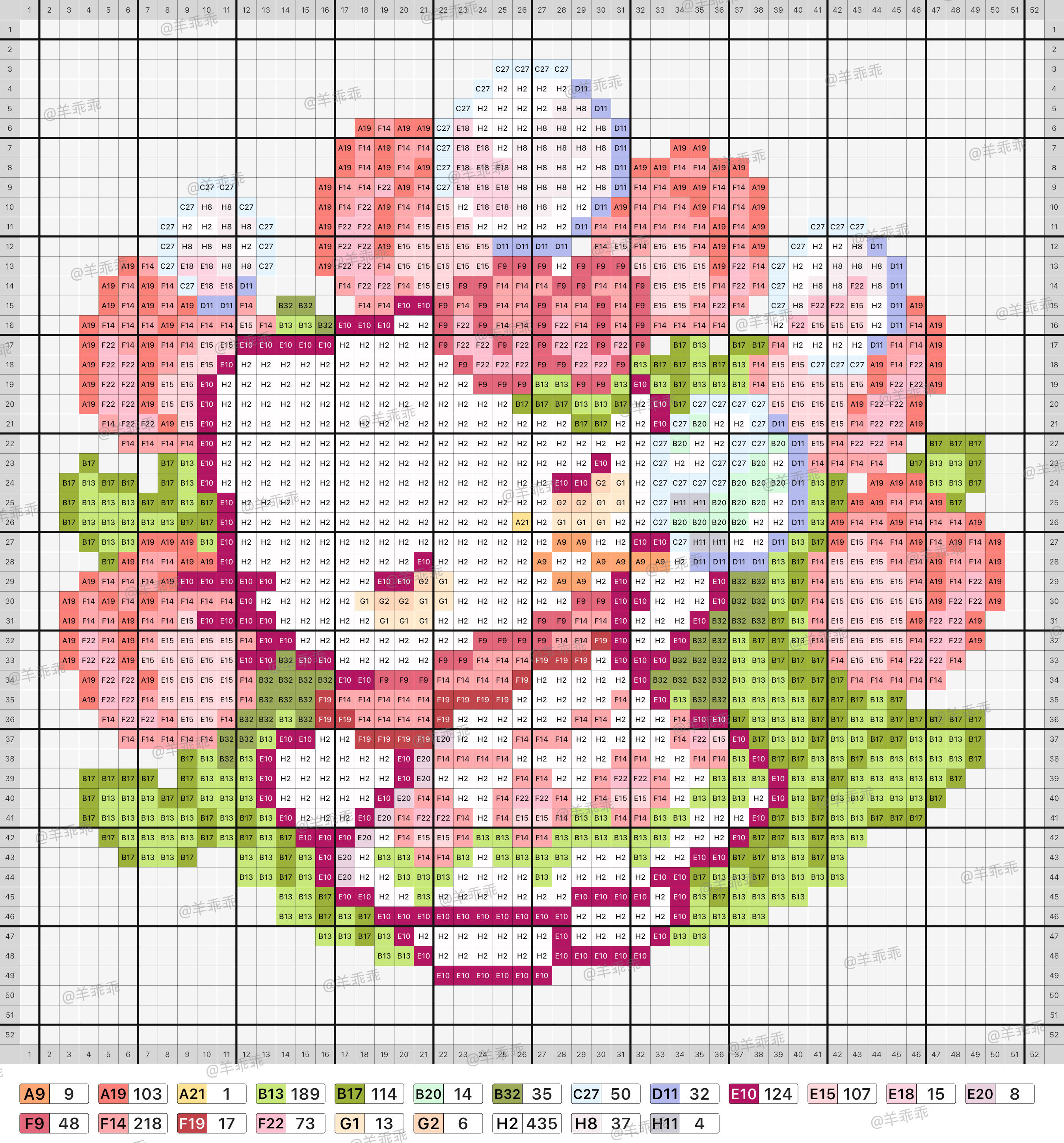 hellokitty拼豆图纸可自取第1486张,简单又好看,可保存 hellokitty拼豆图纸可自取第1486张,简单又好看,可保存