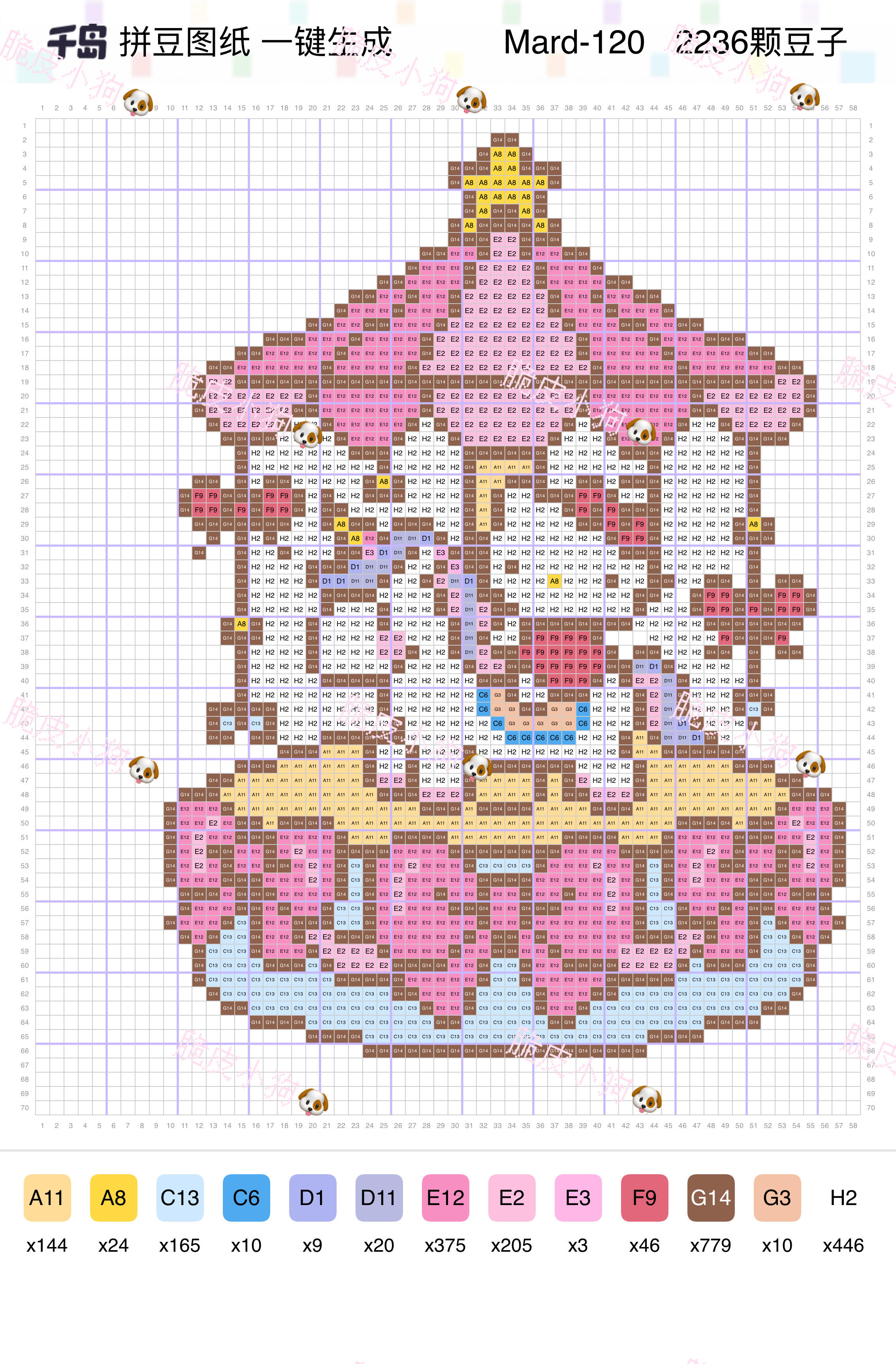 hellokitty拼豆图纸可自取第1510张,简单又好看,可保存 hellokitty拼豆图纸可自取第1510张,简单又好看,可保存