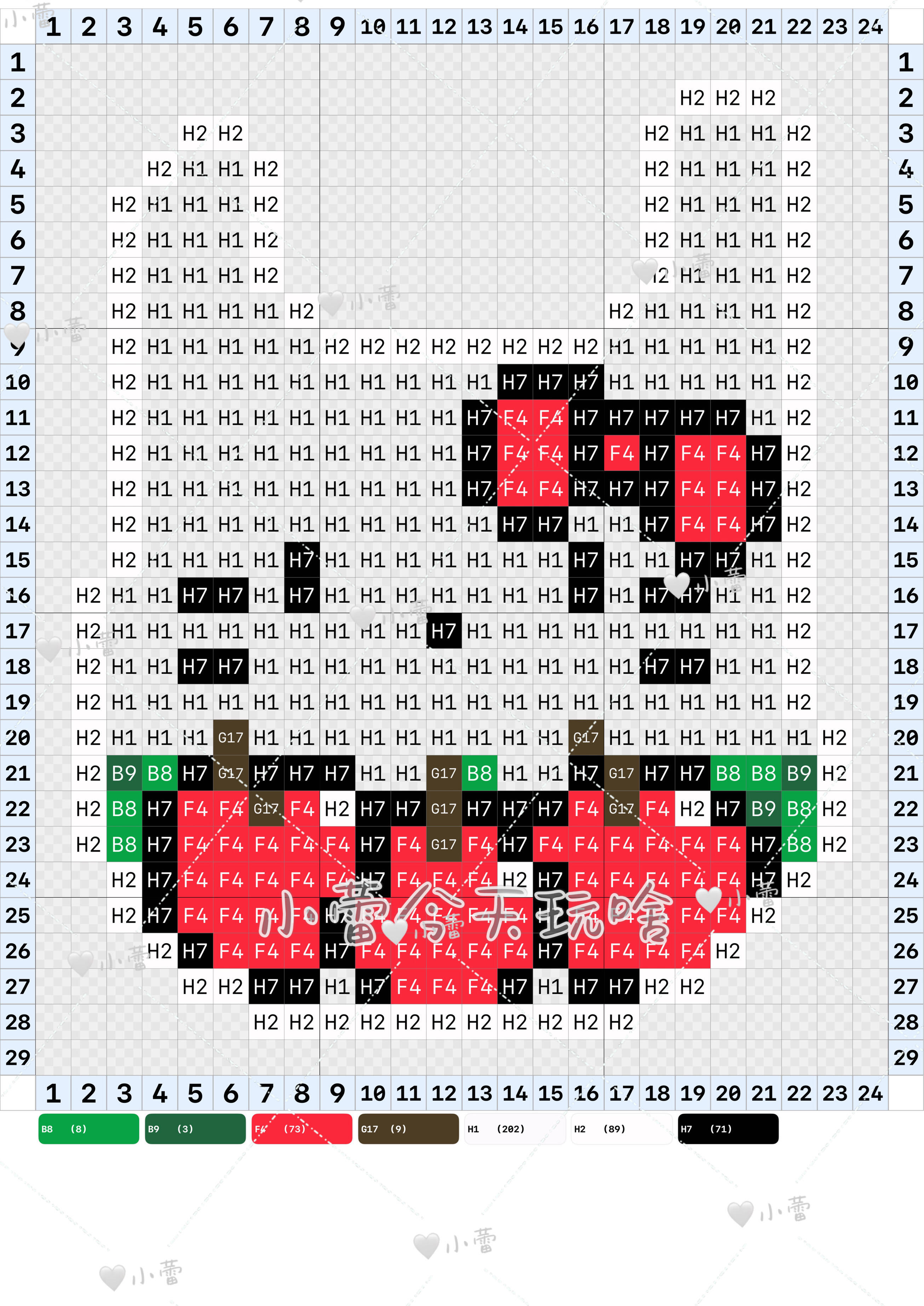 hellokitty拼豆图纸可自取第1566张,简单又好看,可保存 hellokitty拼豆图纸可自取第1566张,简单又好看,可保存