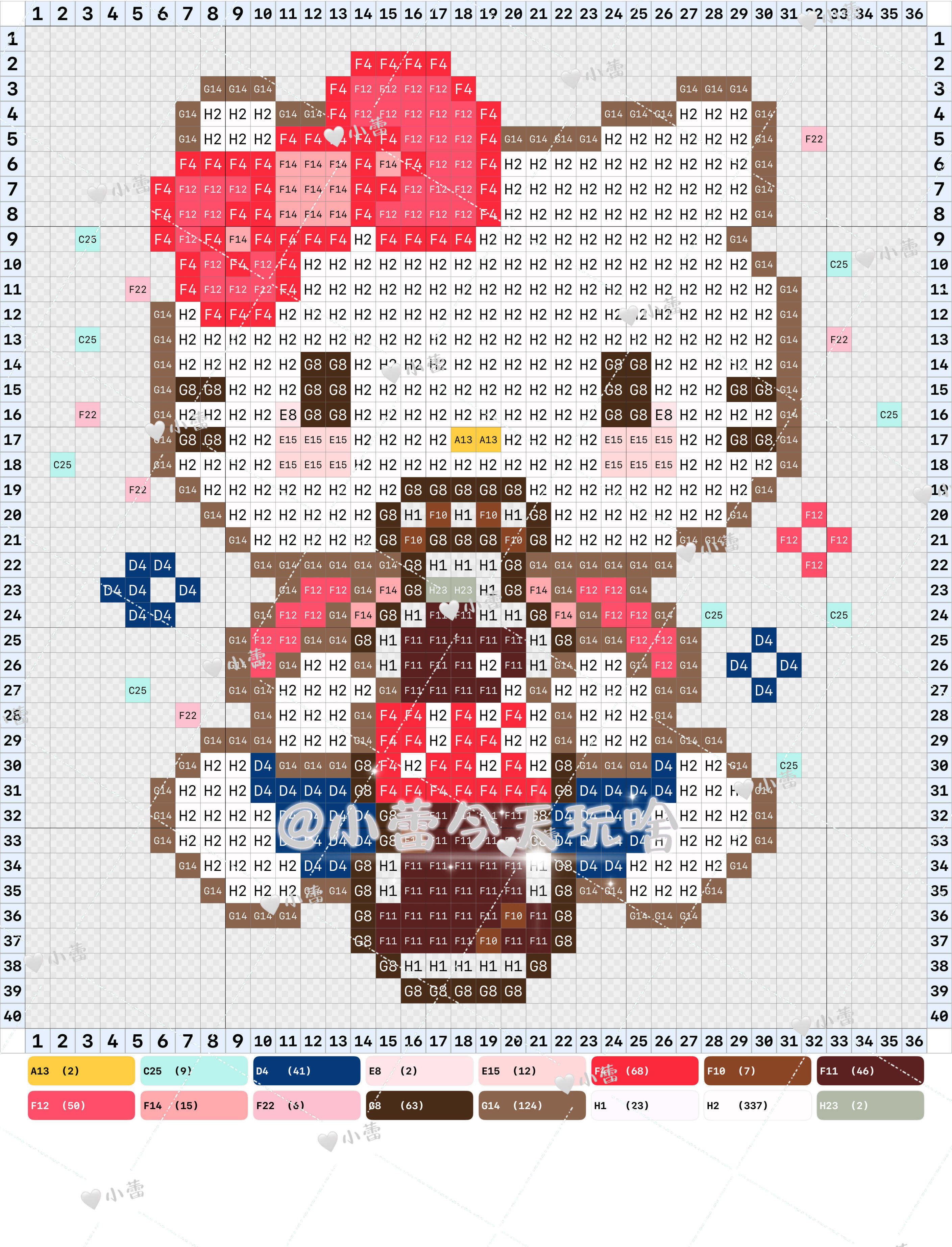 hellokitty拼豆图纸可自取第1576张,简单又好看,可保存 hellokitty拼豆图纸可自取第1576张,简单又好看,可保存