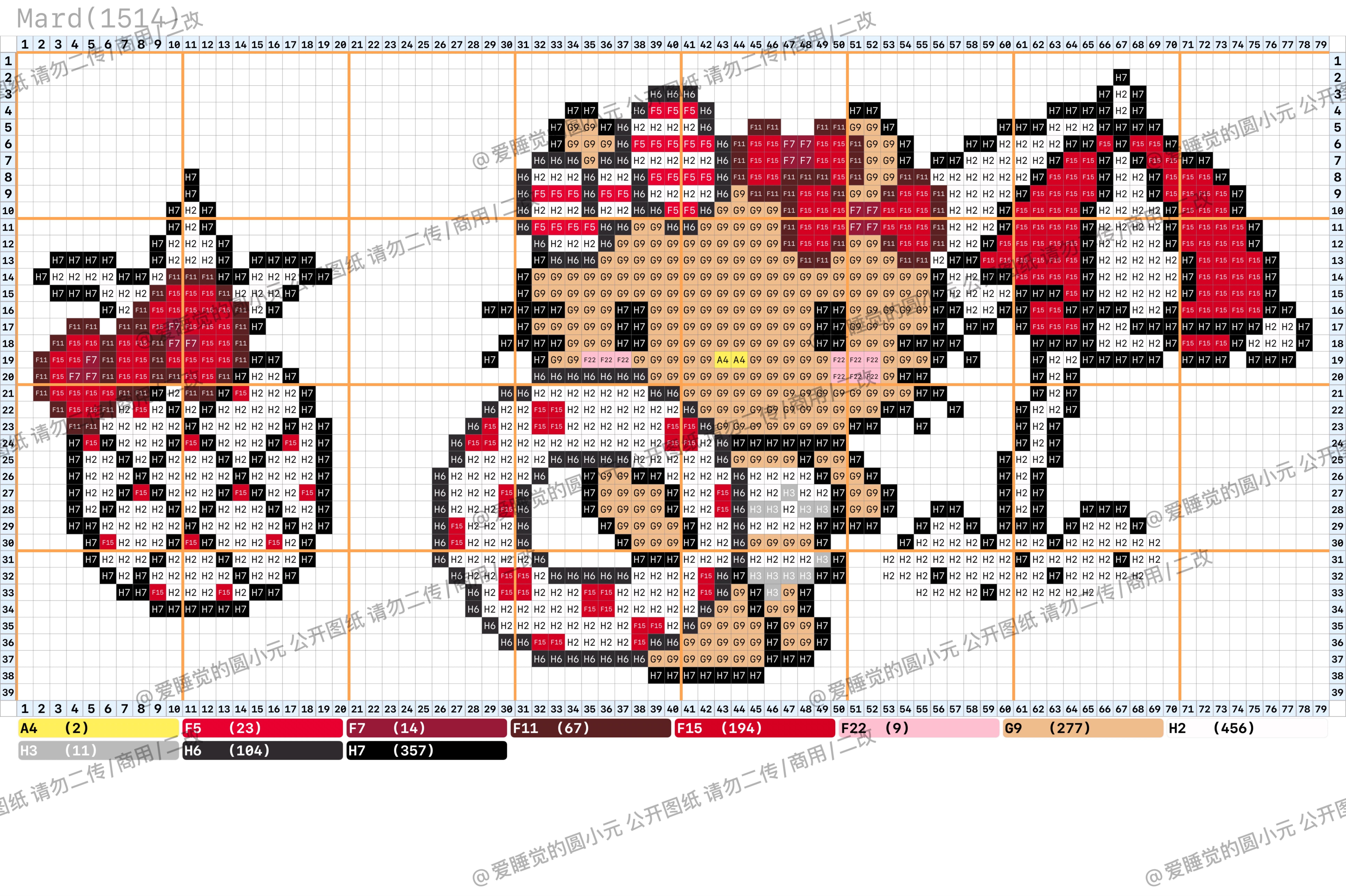 hellokitty拼豆图纸可自取第1584张,简单又好看,可保存 hellokitty拼豆图纸可自取第1584张,简单又好看,可保存
