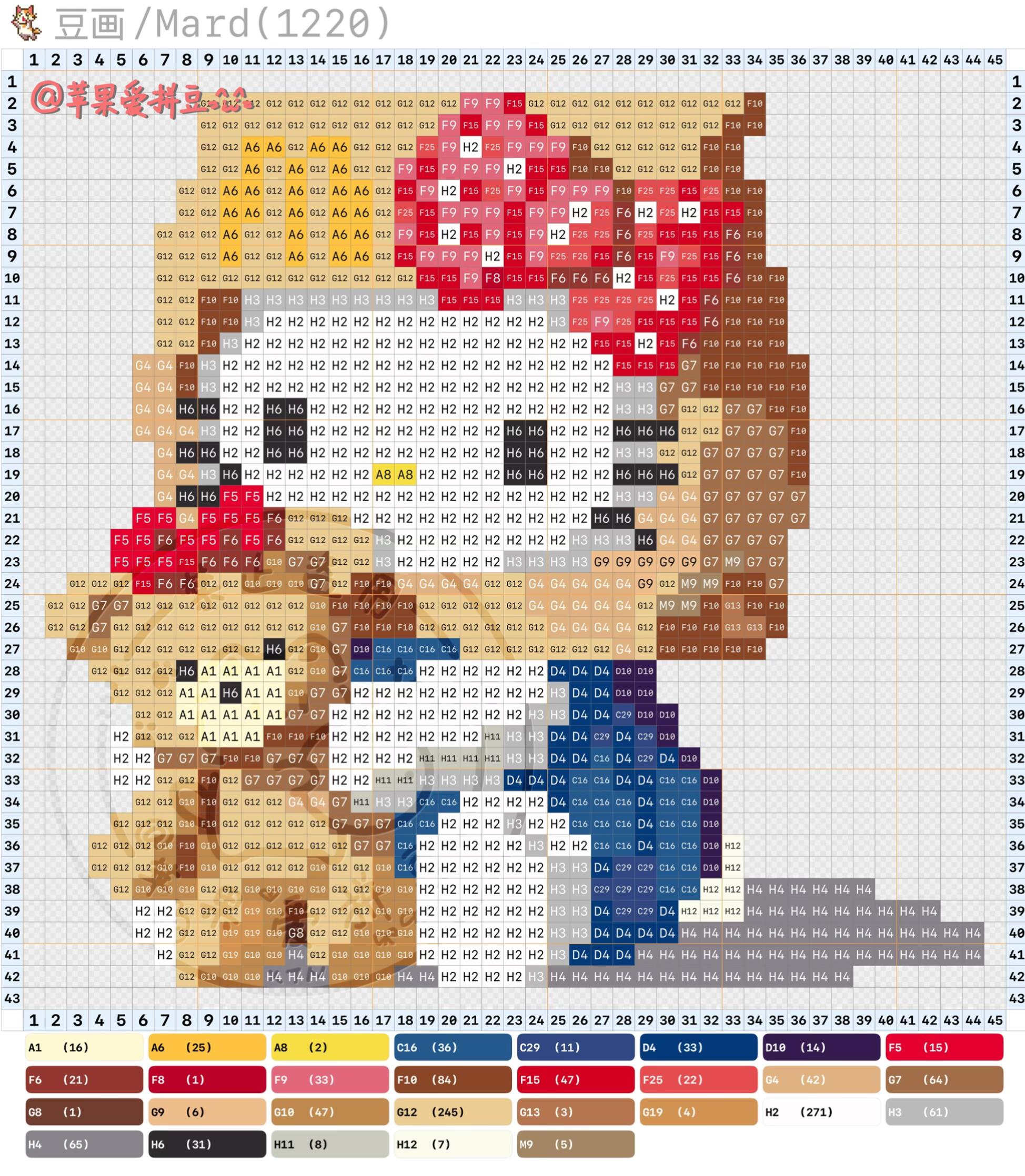 hellokitty拼豆图纸可自取第1601张,简单又好看,可保存 hellokitty拼豆图纸可自取第1601张,简单又好看,可保存