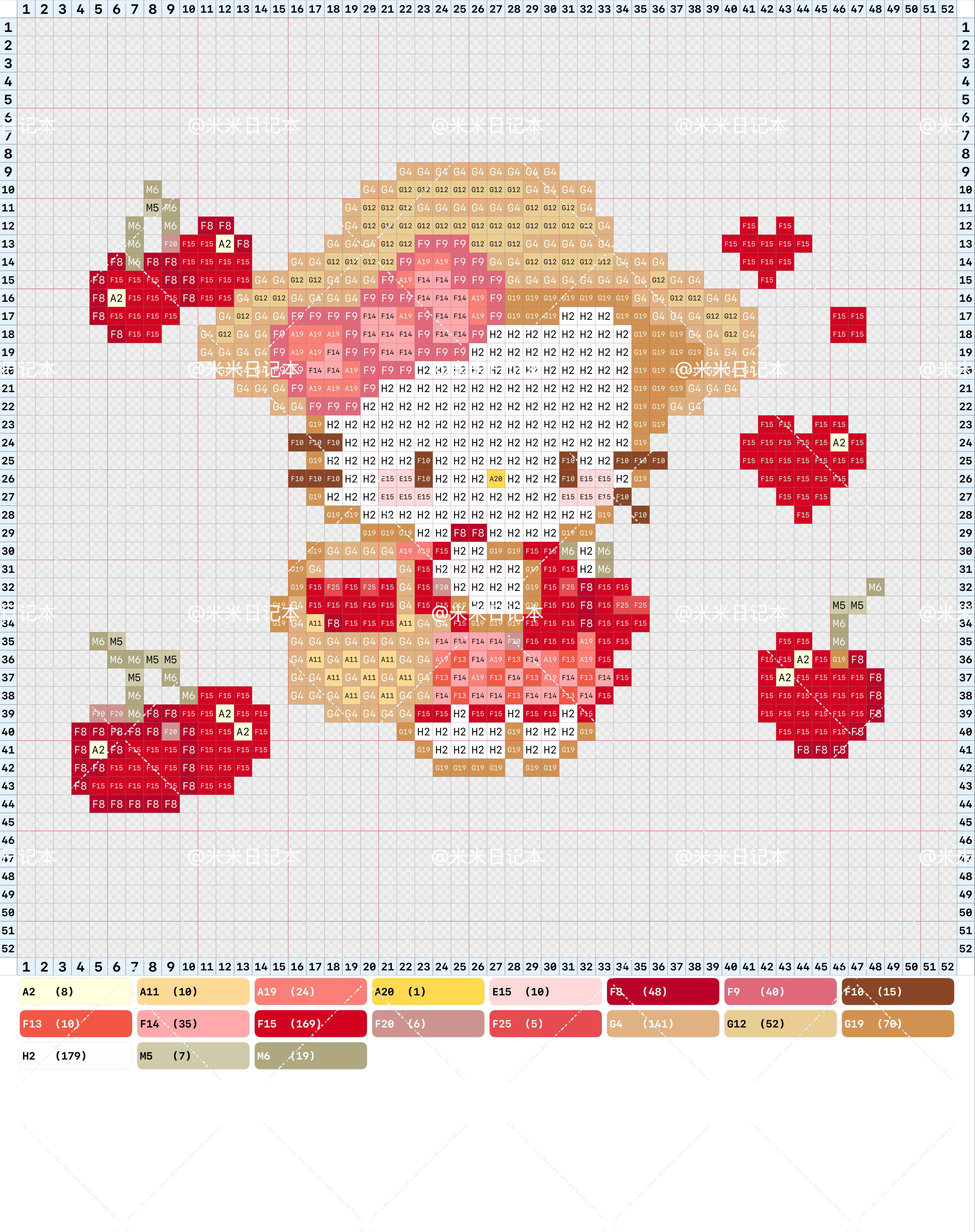 hellokitty拼豆图纸可自取第1620张,简单又好看,可保存 hellokitty拼豆图纸可自取第1620张,简单又好看,可保存