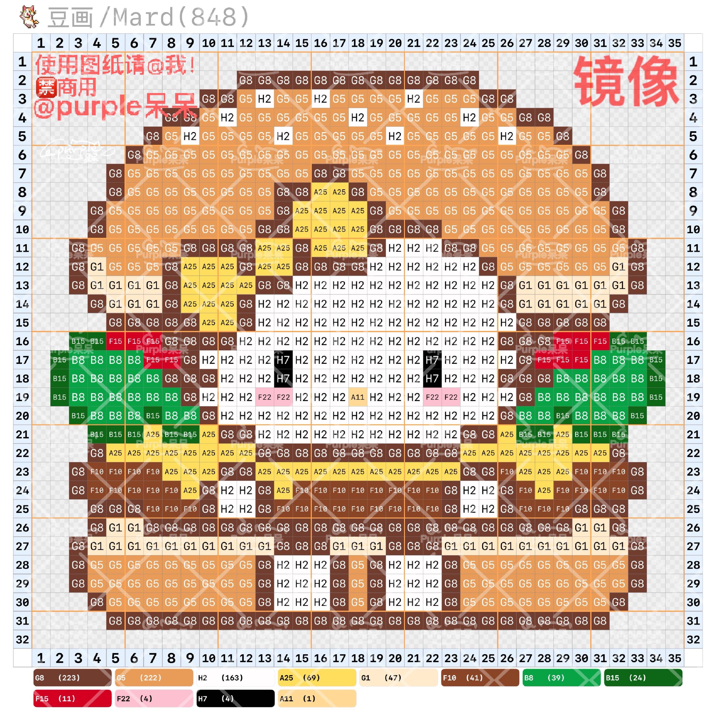 hellokitty拼豆图纸可自取第1696张,简单又好看,可保存 hellokitty拼豆图纸可自取第1696张,简单又好看,可保存